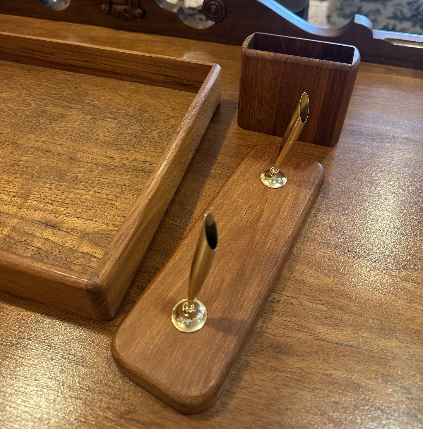 Teak Tech 5 piece Desk Set (0NG002)