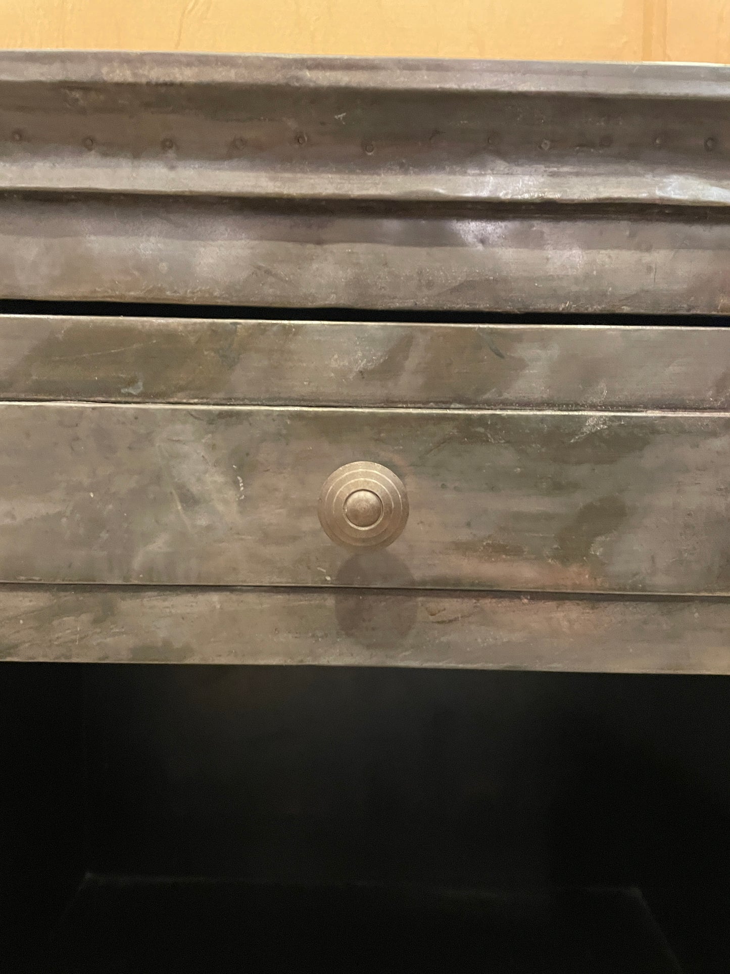 Restoration Hardware Zinc End table (0L700A)