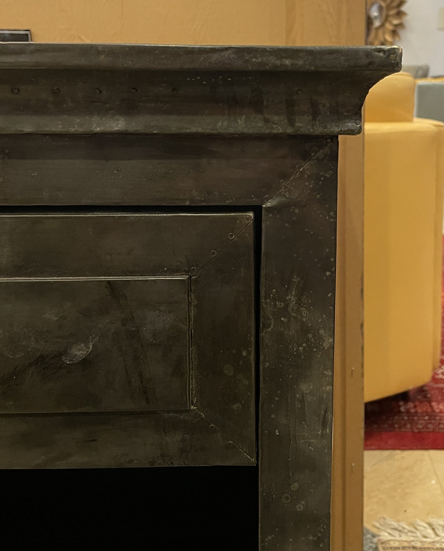 Restoration Hardware Zinc End table (0L700A)