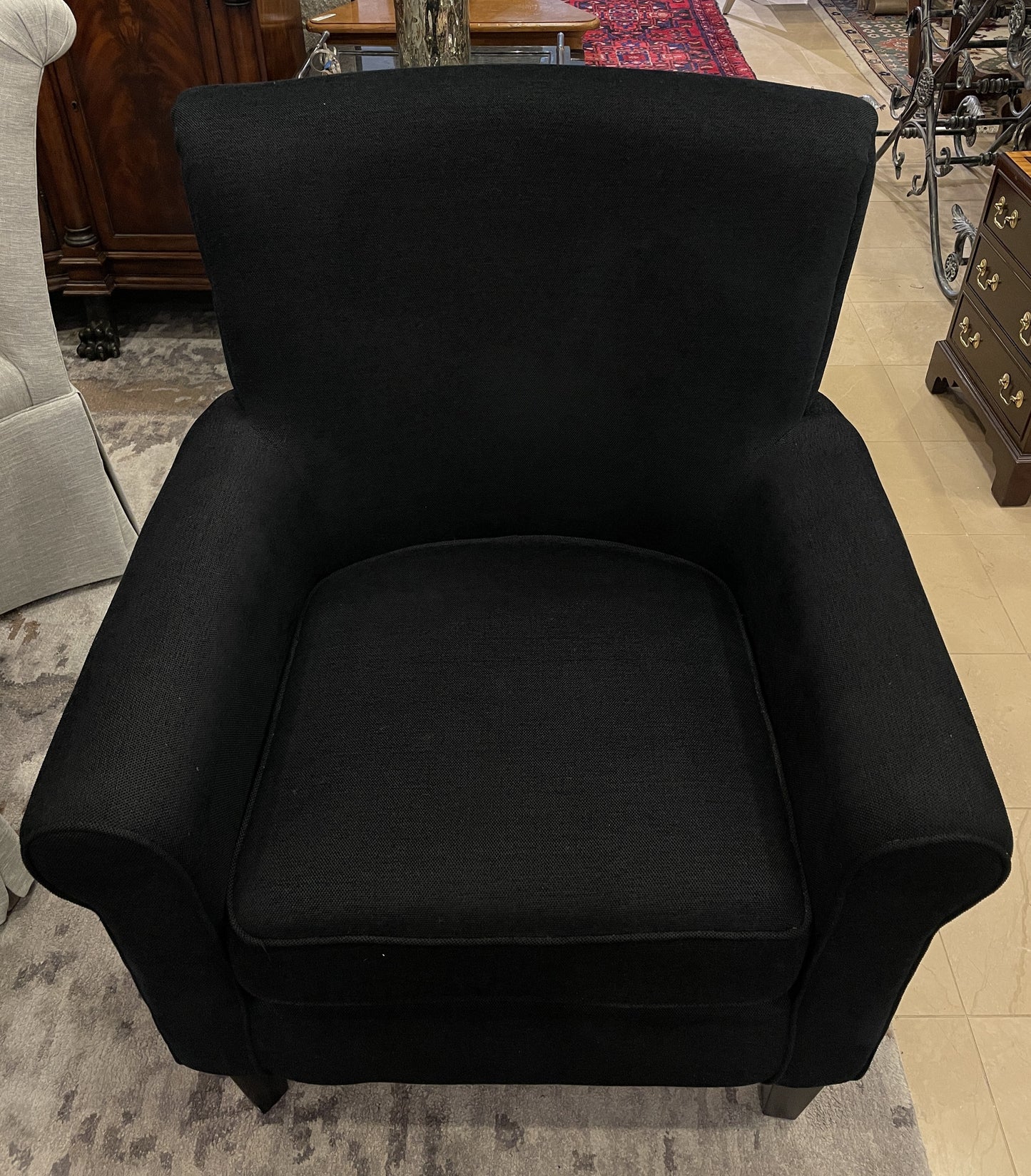Permesuri Black Occasional Chair (0L7008)