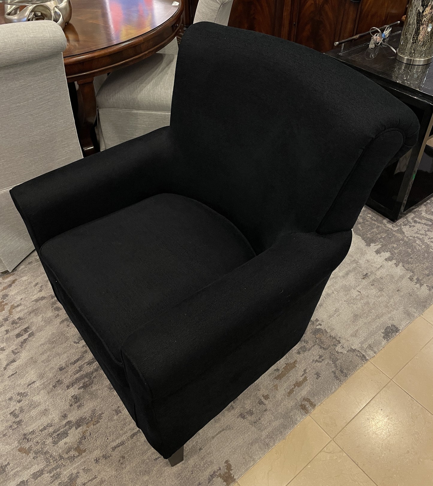 Permesuri Black Occasional Chair (0L7008)