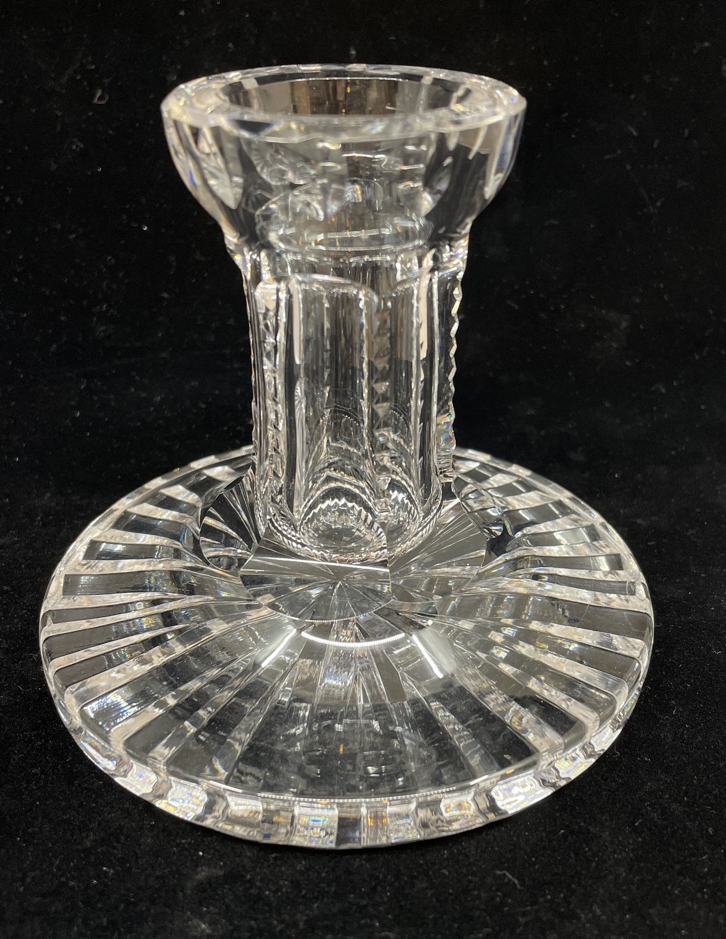 Waterford Short Candlesticks, Pair 4"