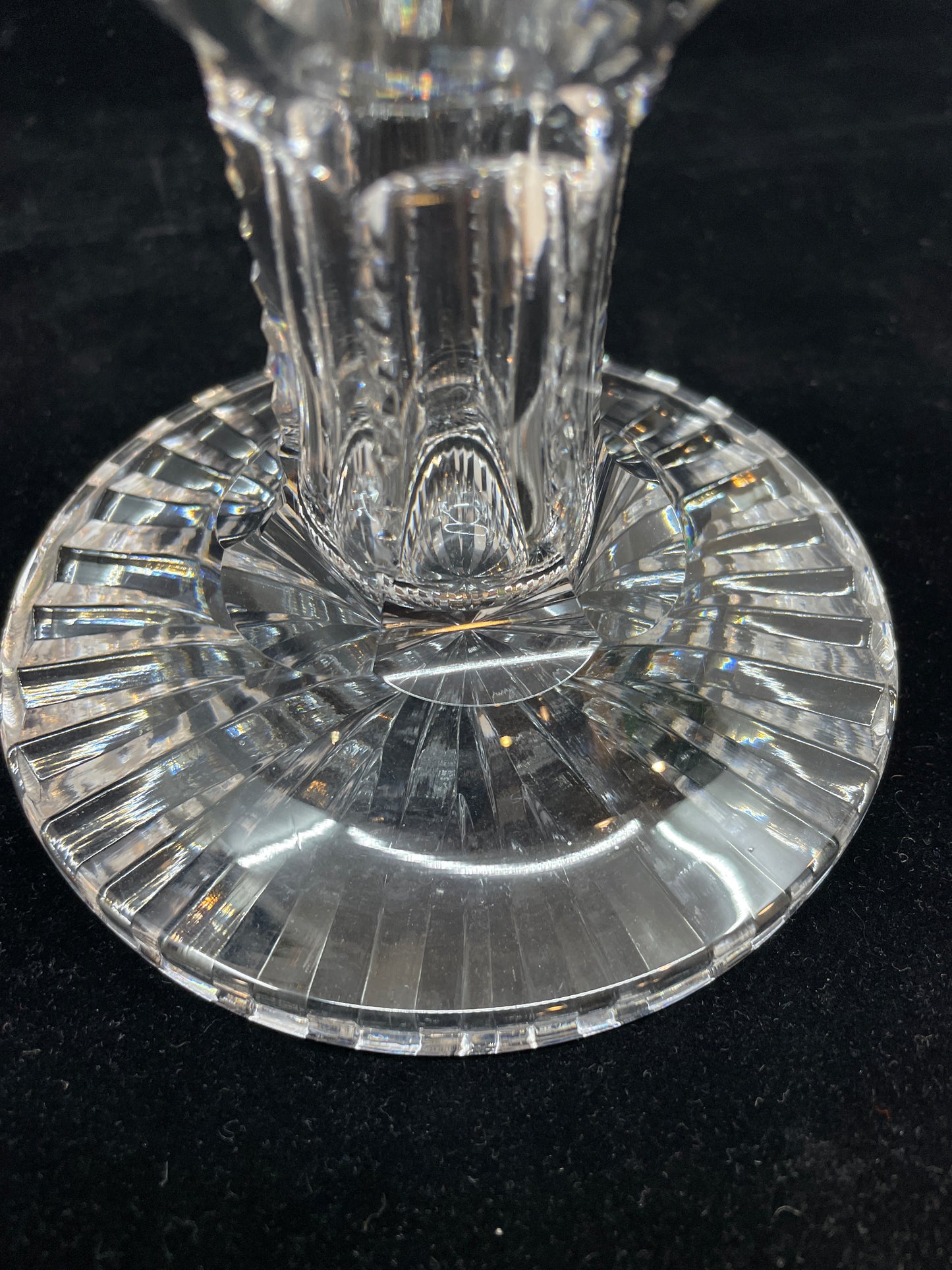 Waterford Short Candlesticks, Pair 4"