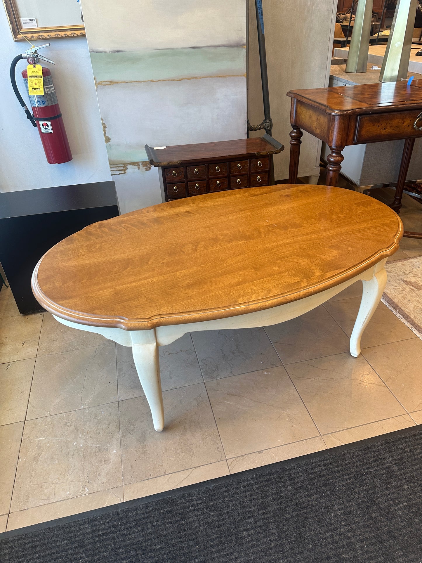 Ethan Allen Two Tone Coffee Table (0NO004)