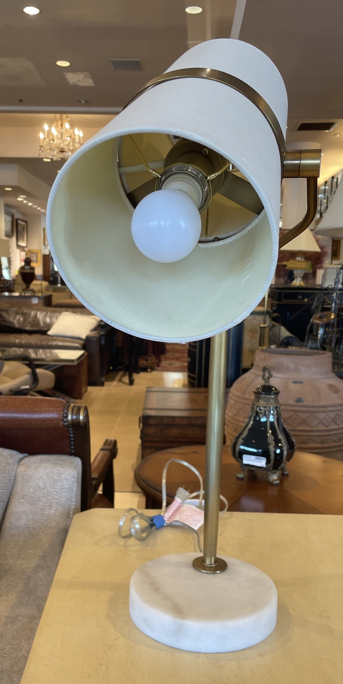 Yasmin adjustable table lamp in bronze (0HE007)