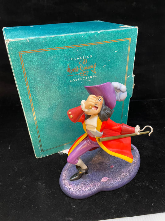 Walt Disney Classics Collection "Captain Hook" Porcelain Figurine