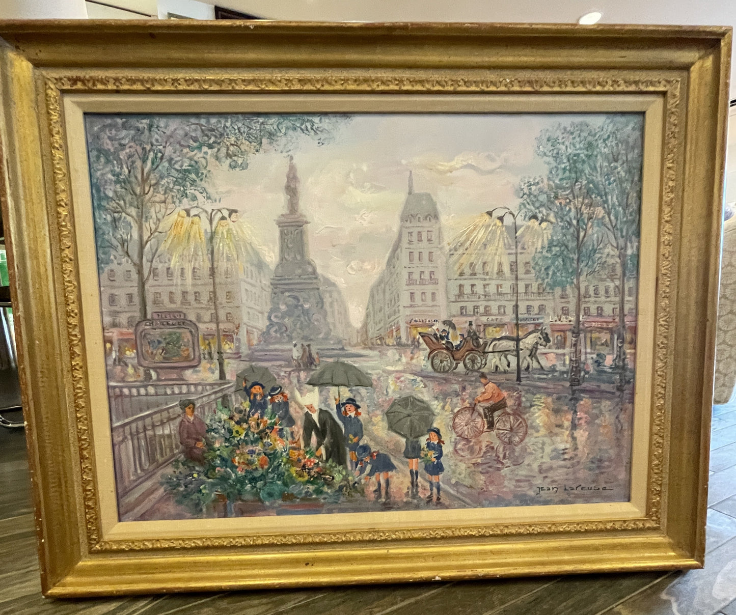 Jean LaReuse (French, 1925) Street Scene (0OT00S)