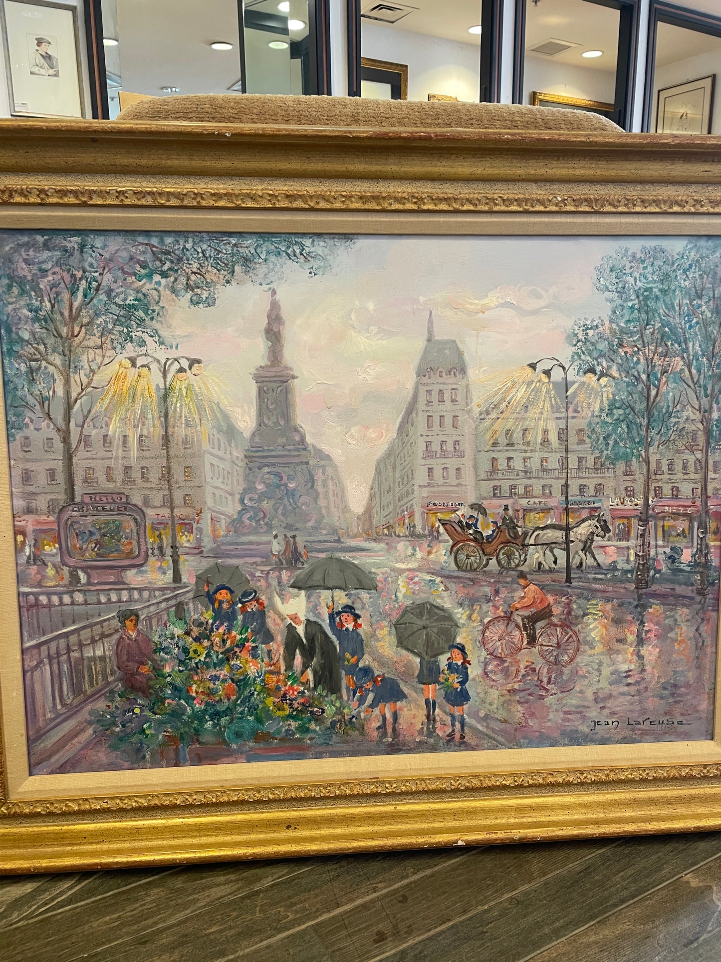 Jean LaReuse (French, 1925) Street Scene (0OT00S)