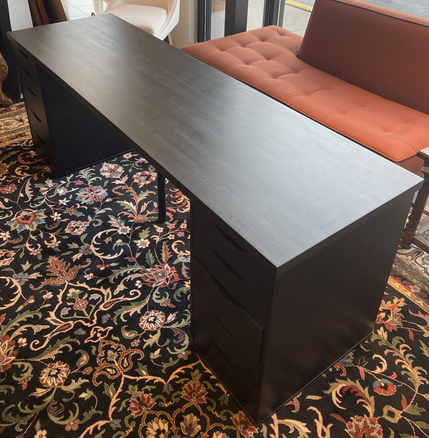 Black Wall Desk/Work Table (0L701Y)