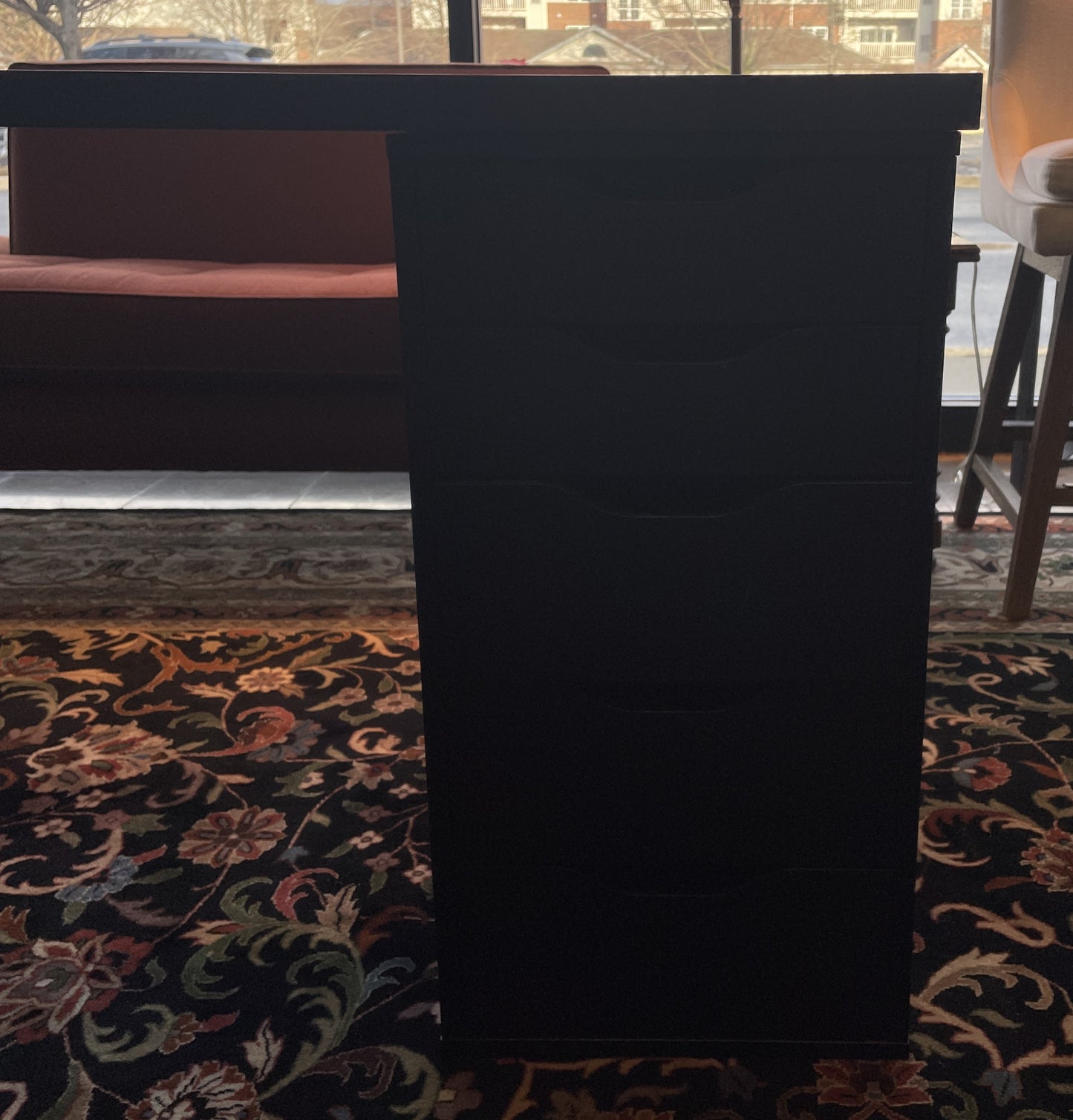 Black Wall Desk/Work Table (0L701Y)