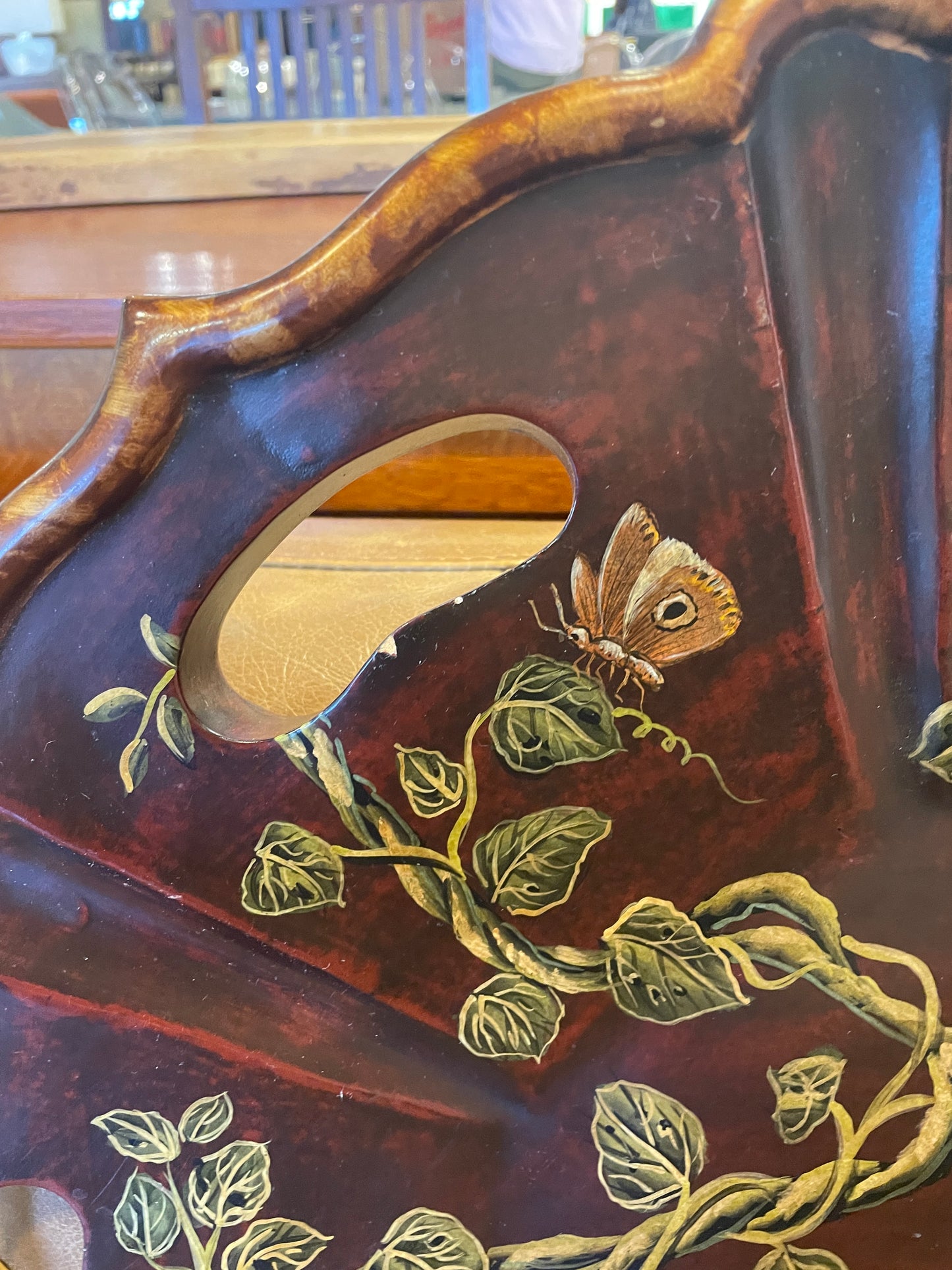 Resin Tray with Bird AS IS (01D017)