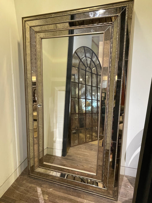 Hooker Melange Floor Mirror with Jewelry Interior