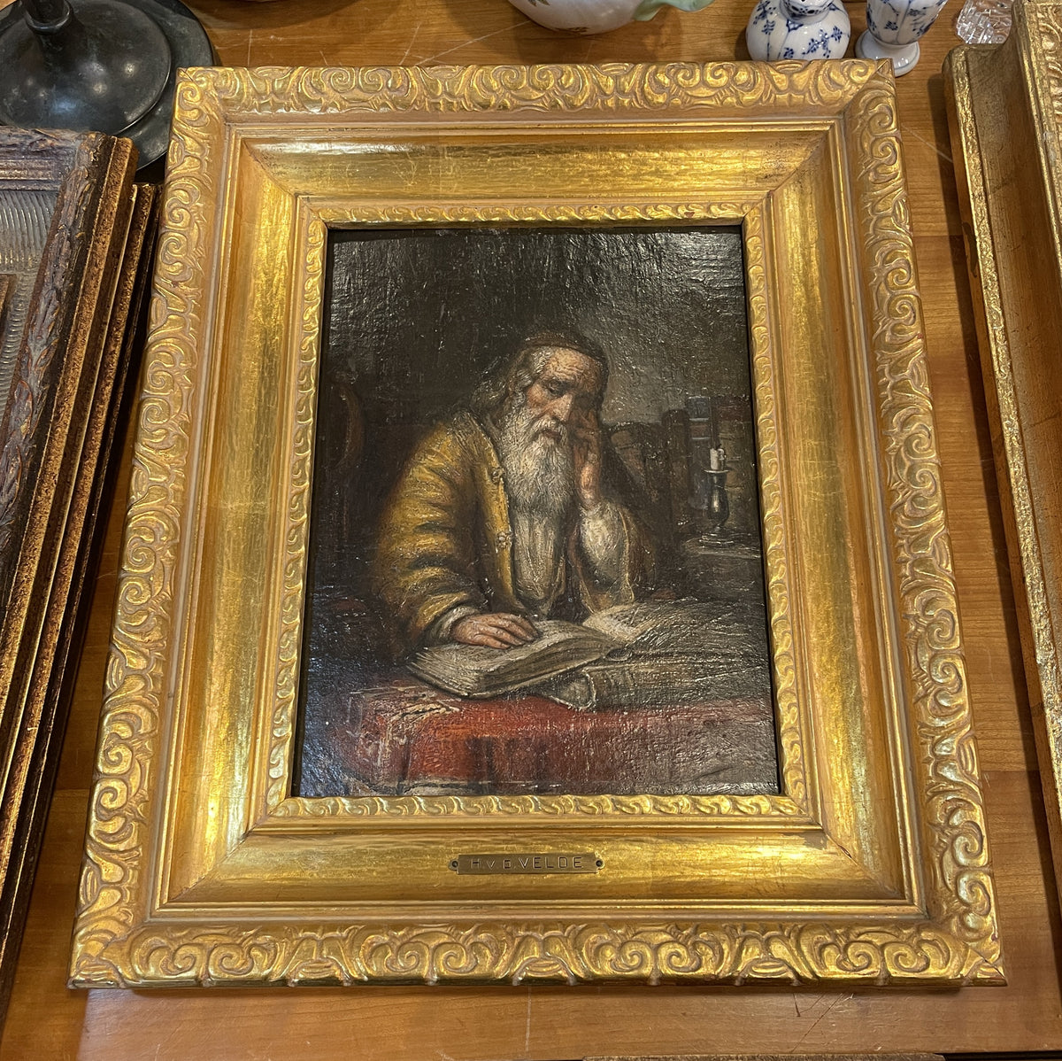 Henry van de Velde (Belgium 1896-1969) Rabbi Oil on Board (0OT00X)