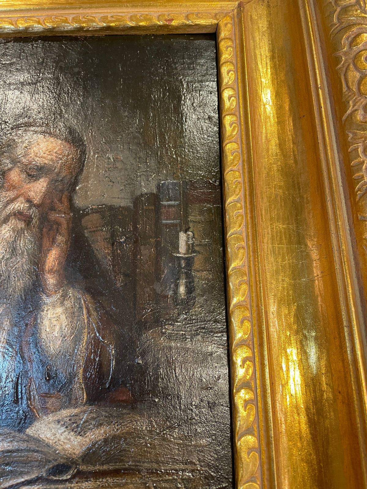 Henry van de Velde (Belgium 1896-1969) Rabbi Oil on Board (0OT00X)