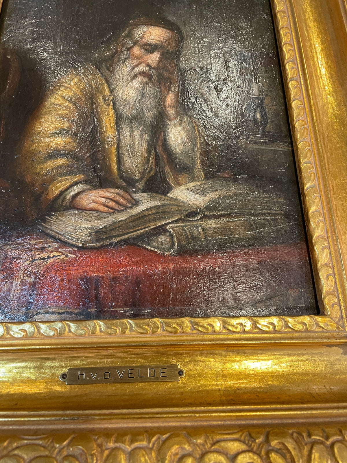 Henry van de Velde (Belgium 1896-1969) Rabbi Oil on Board (0OT00X)