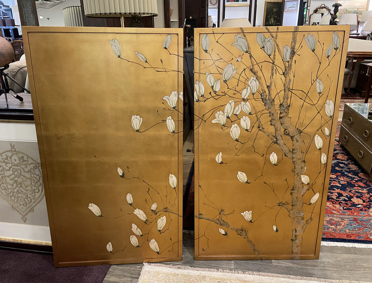 Theodore Alexander Spring Magnolias Diptych (0OT00Y)