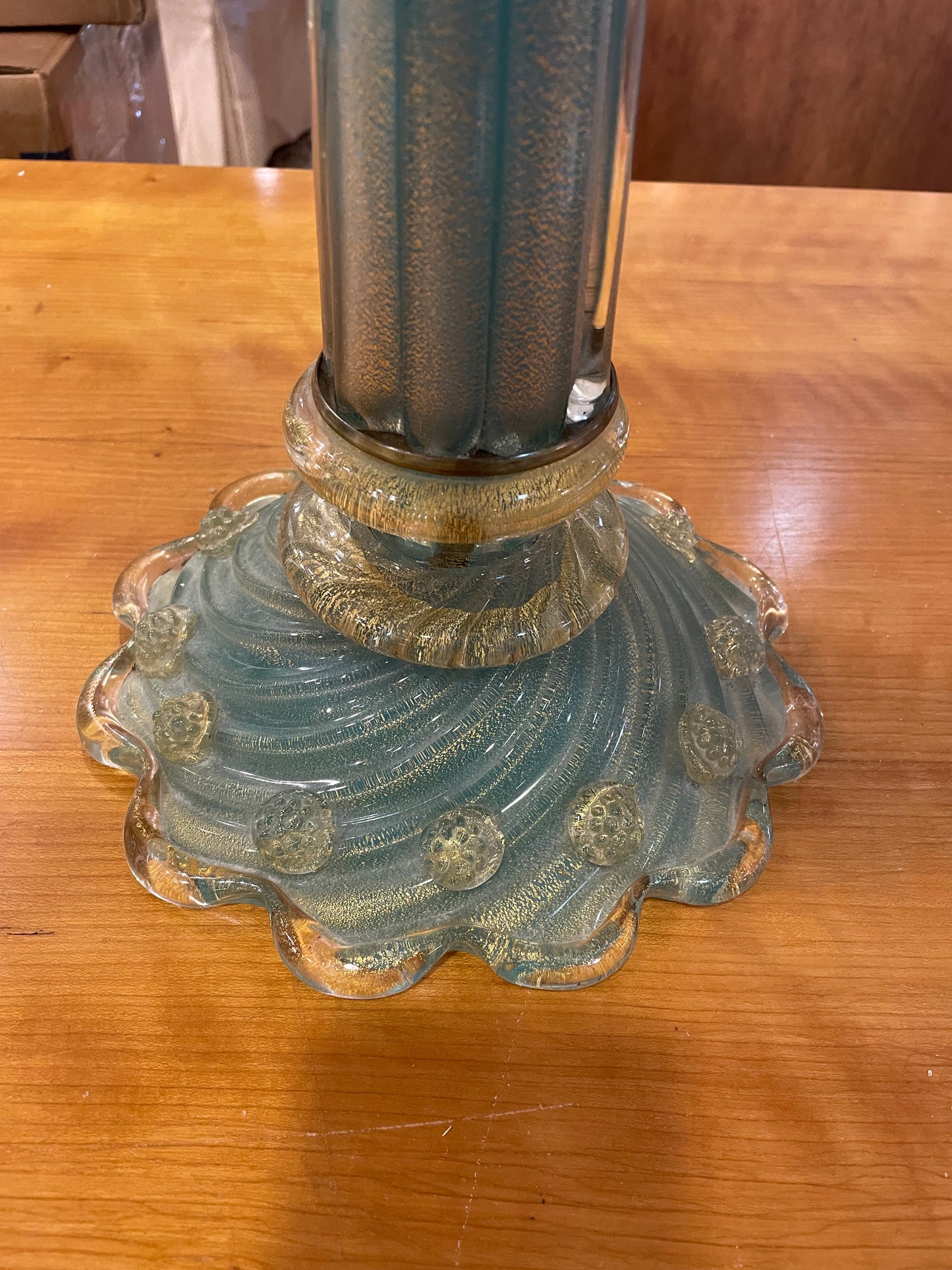 Pair Barovier Venetian Table Lamps (TY31BK)