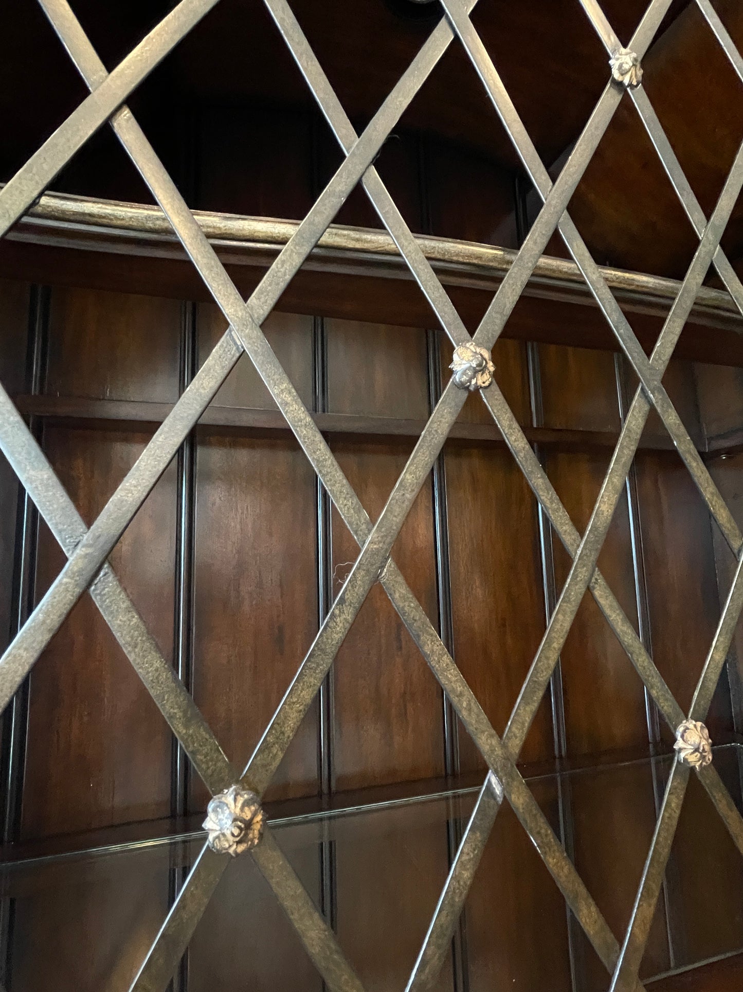 Marge Carson Grate-Front Cabinet