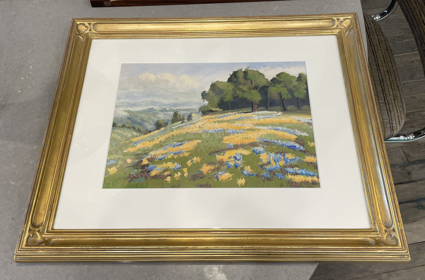 Thomas Tomc Gouache "Study of William Jacobsen California Poppies" (0OT00Z)
