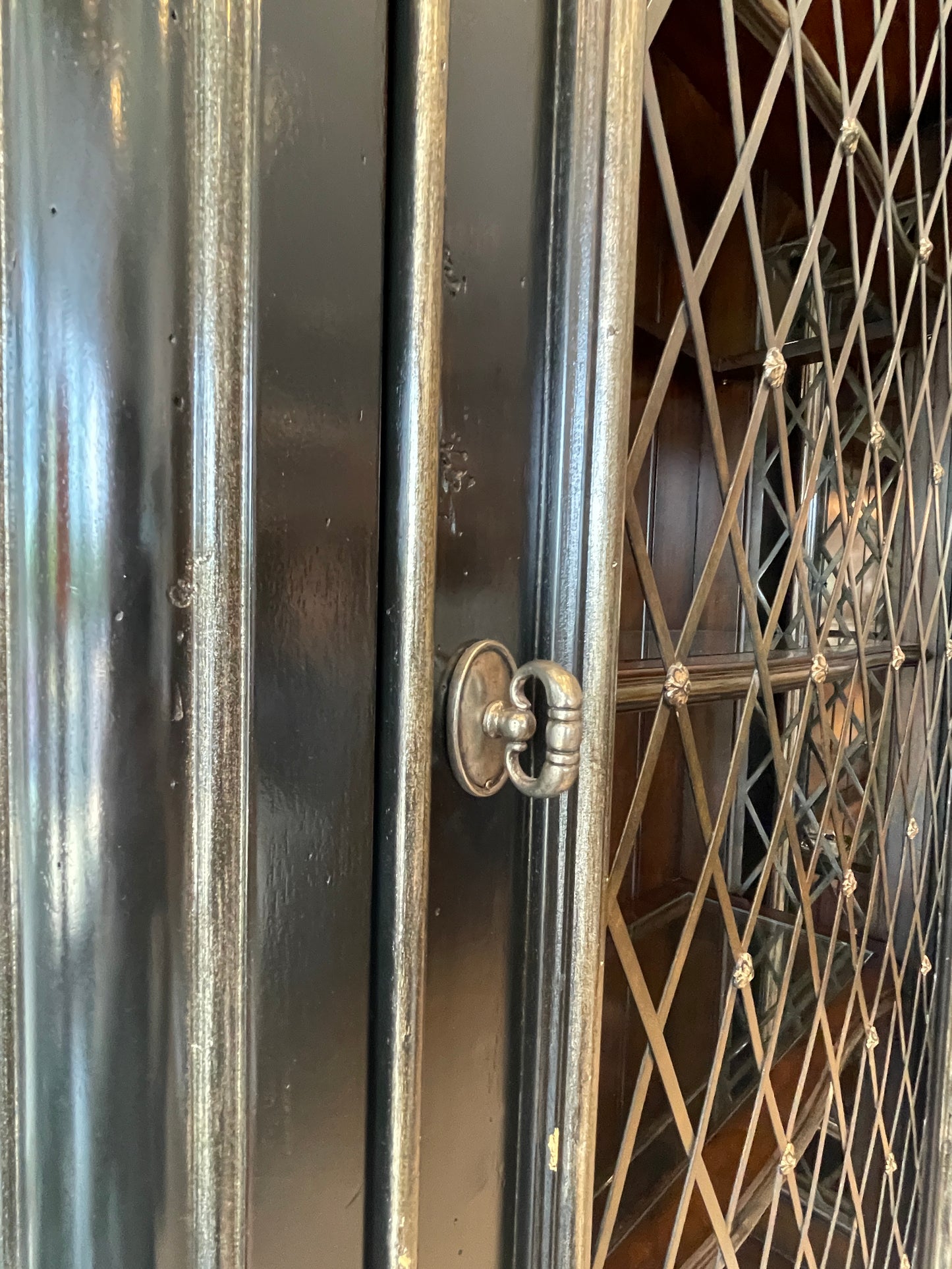 Marge Carson Grate-Front Cabinet
