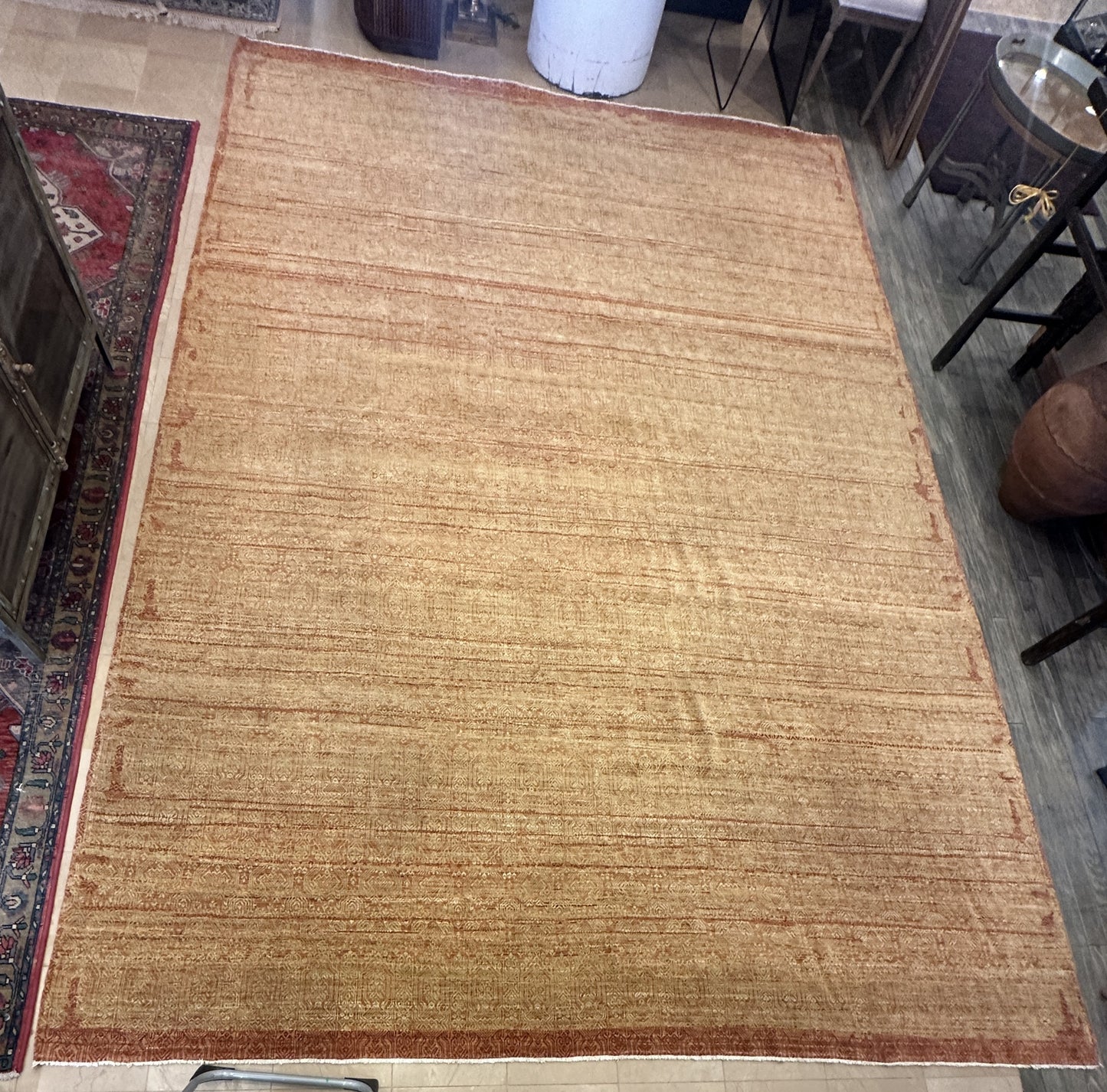 Oscar Isberian Hand Knotted Indian Rug (Approx. 14'4x9'9) (0N6001)