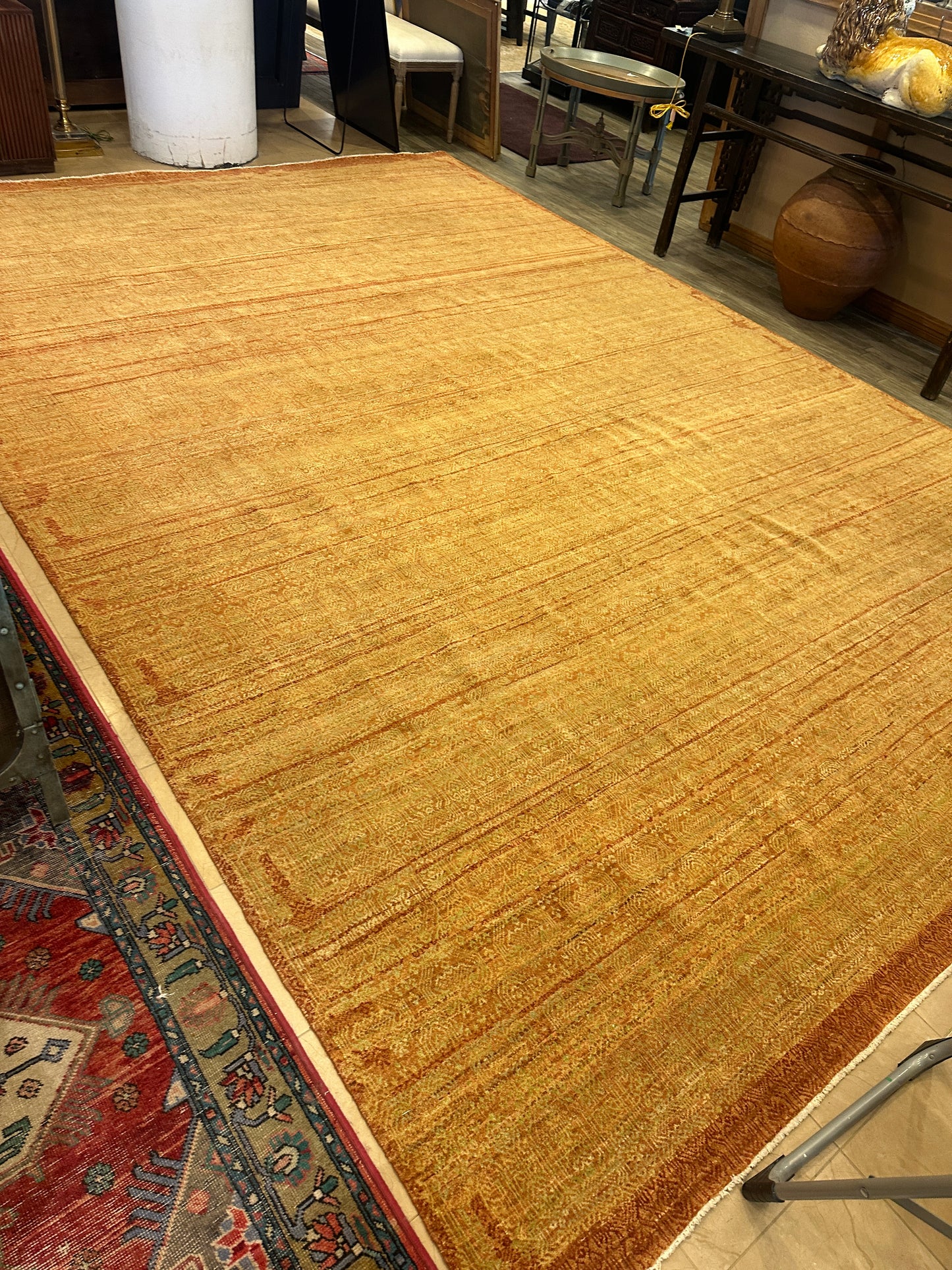 Oscar Isberian Hand Knotted Indian Rug (Approx. 14'4x9'9) (0N6001)