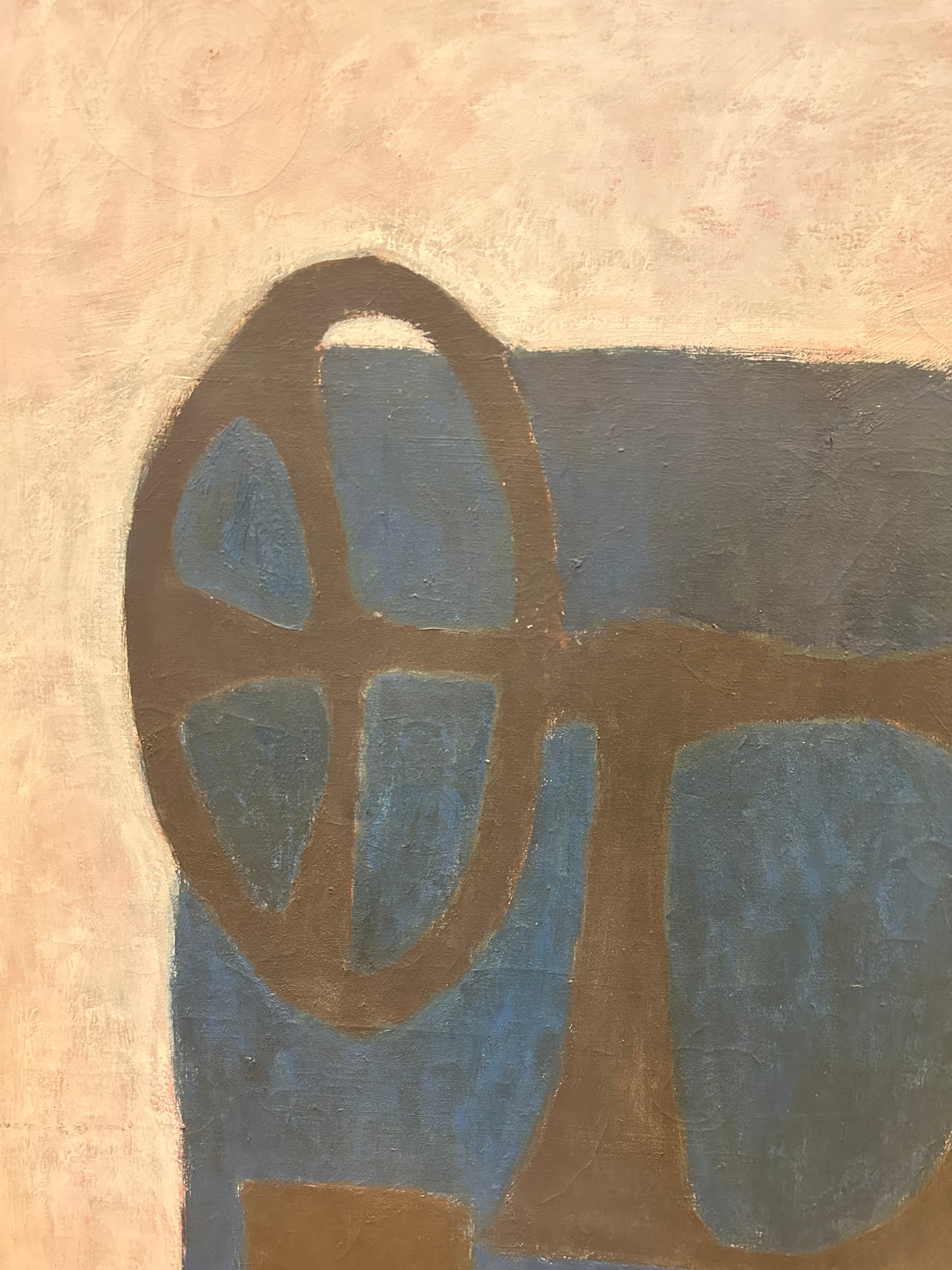 Billy Woolway Midcentury Abstract on Canvas, Acrylic (0NJ001)