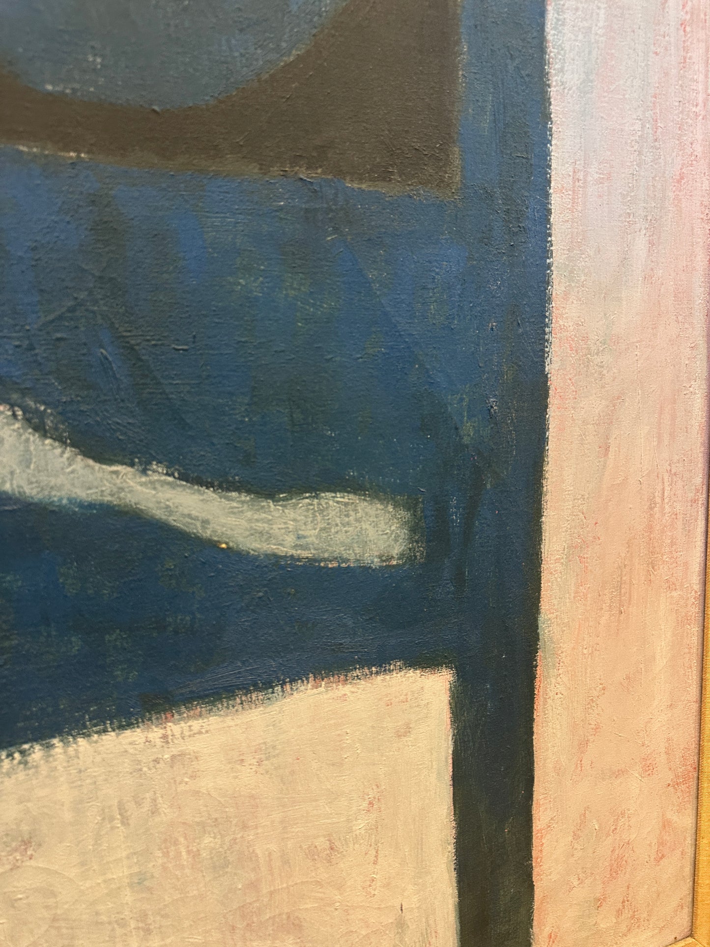 Billy Woolway Midcentury Abstract on Canvas, Acrylic (0NJ001)