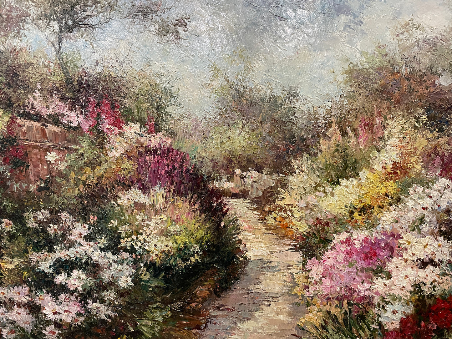 Crowell Impressionist Floral on Canvas (0OT013)