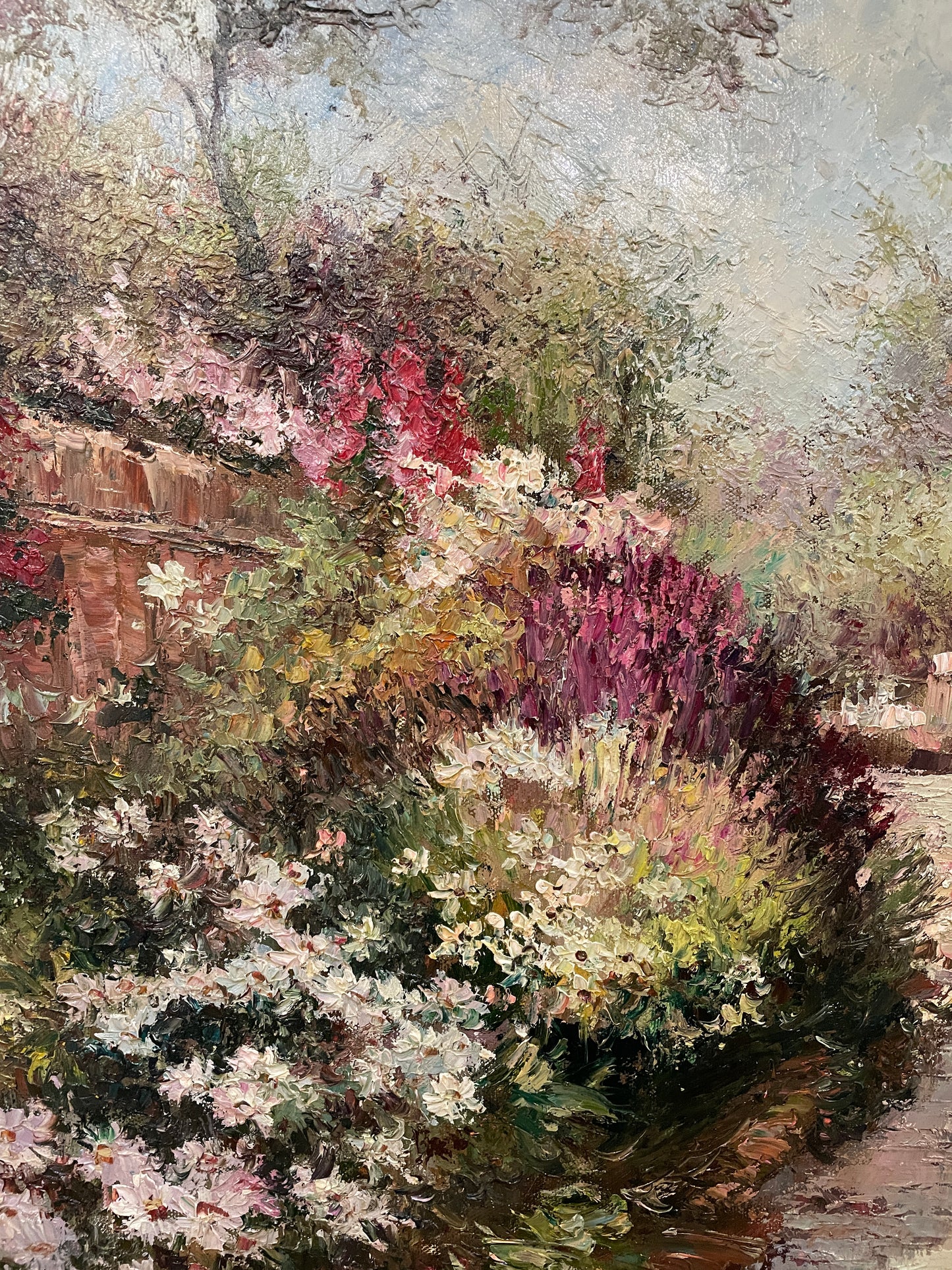 Crowell Impressionist Floral on Canvas (0OT013)