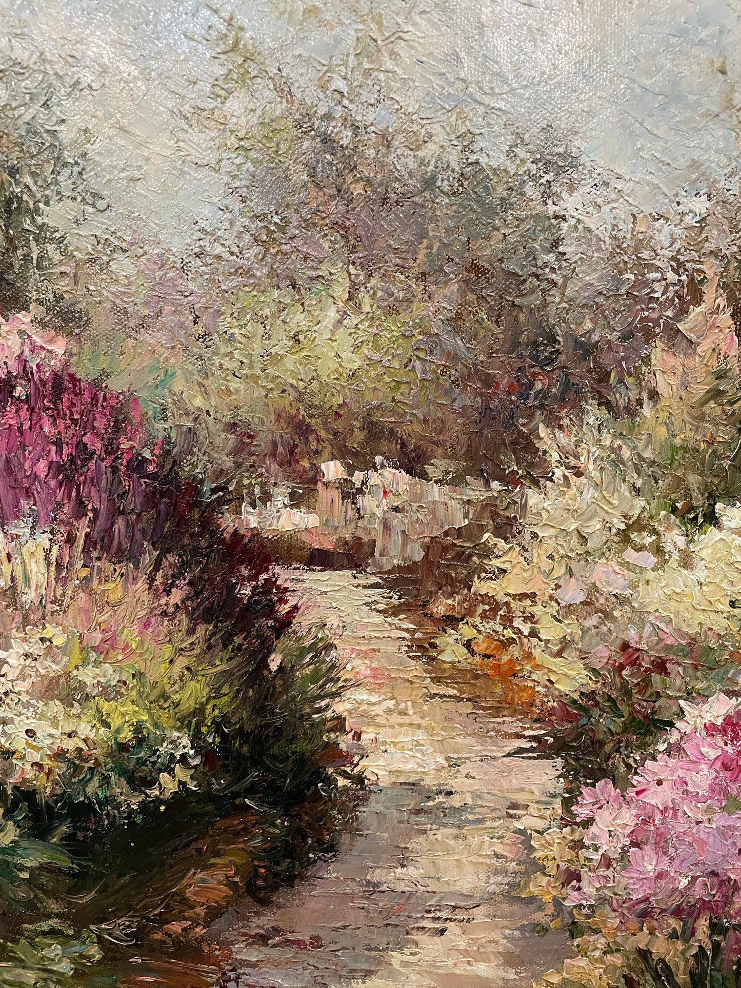 Crowell Impressionist Floral on Canvas (0OT013)
