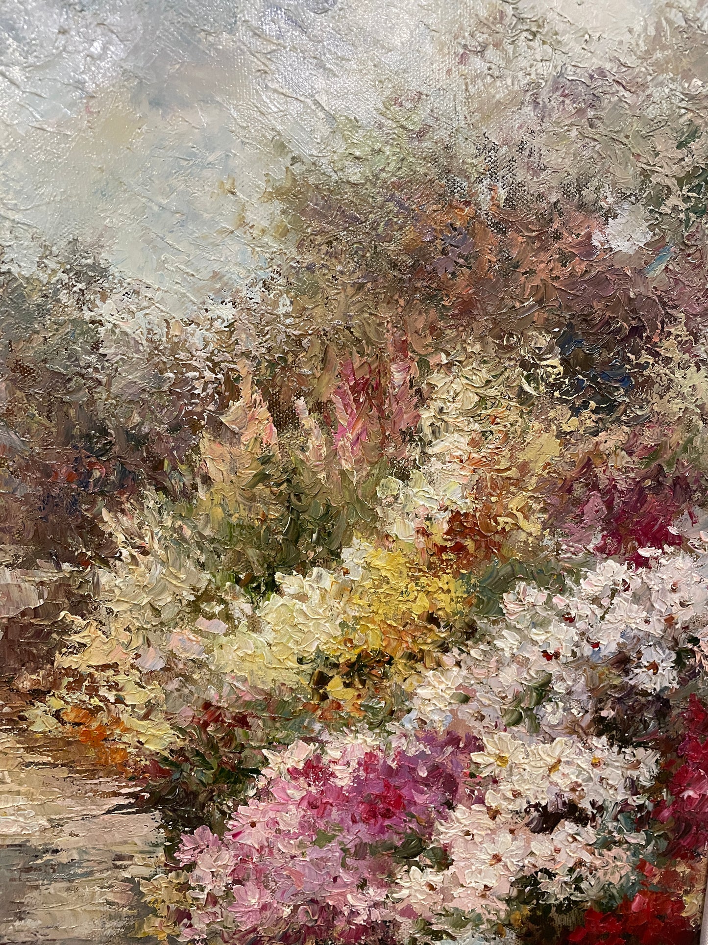 Crowell Impressionist Floral on Canvas (0OT013)