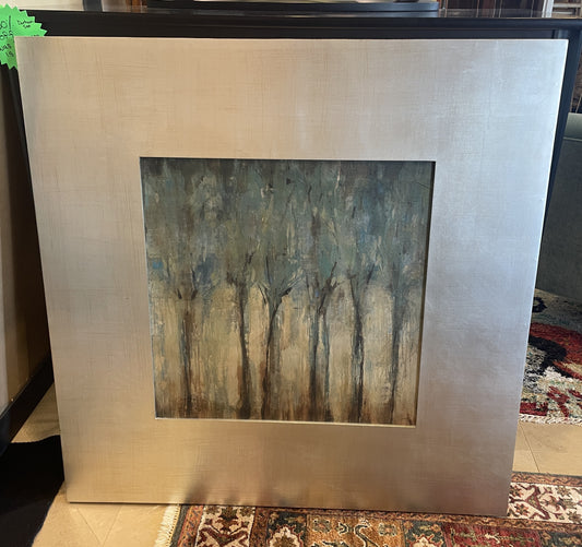 Uttermost Jurdin Giclee with Large Silver Frame