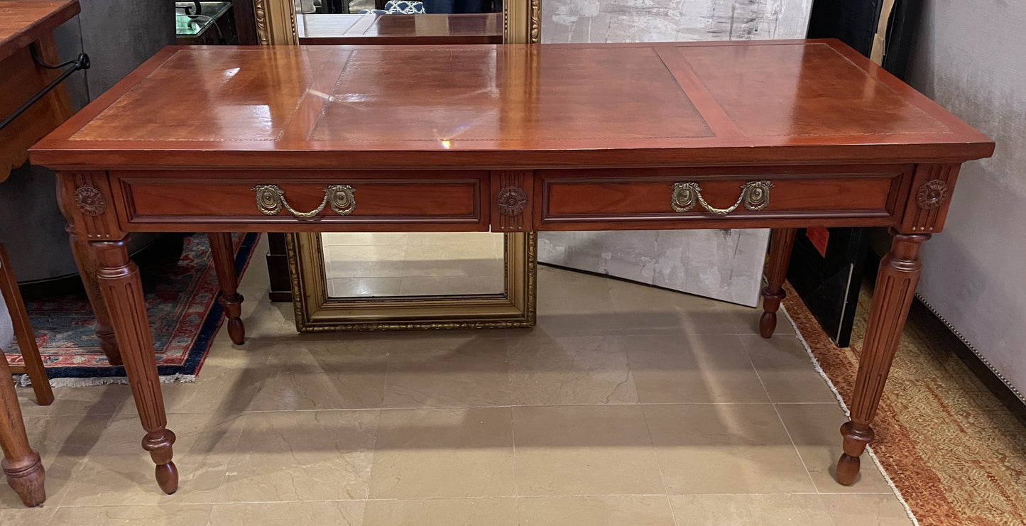 Baker Writing Desk with Leather Top (0OU001)