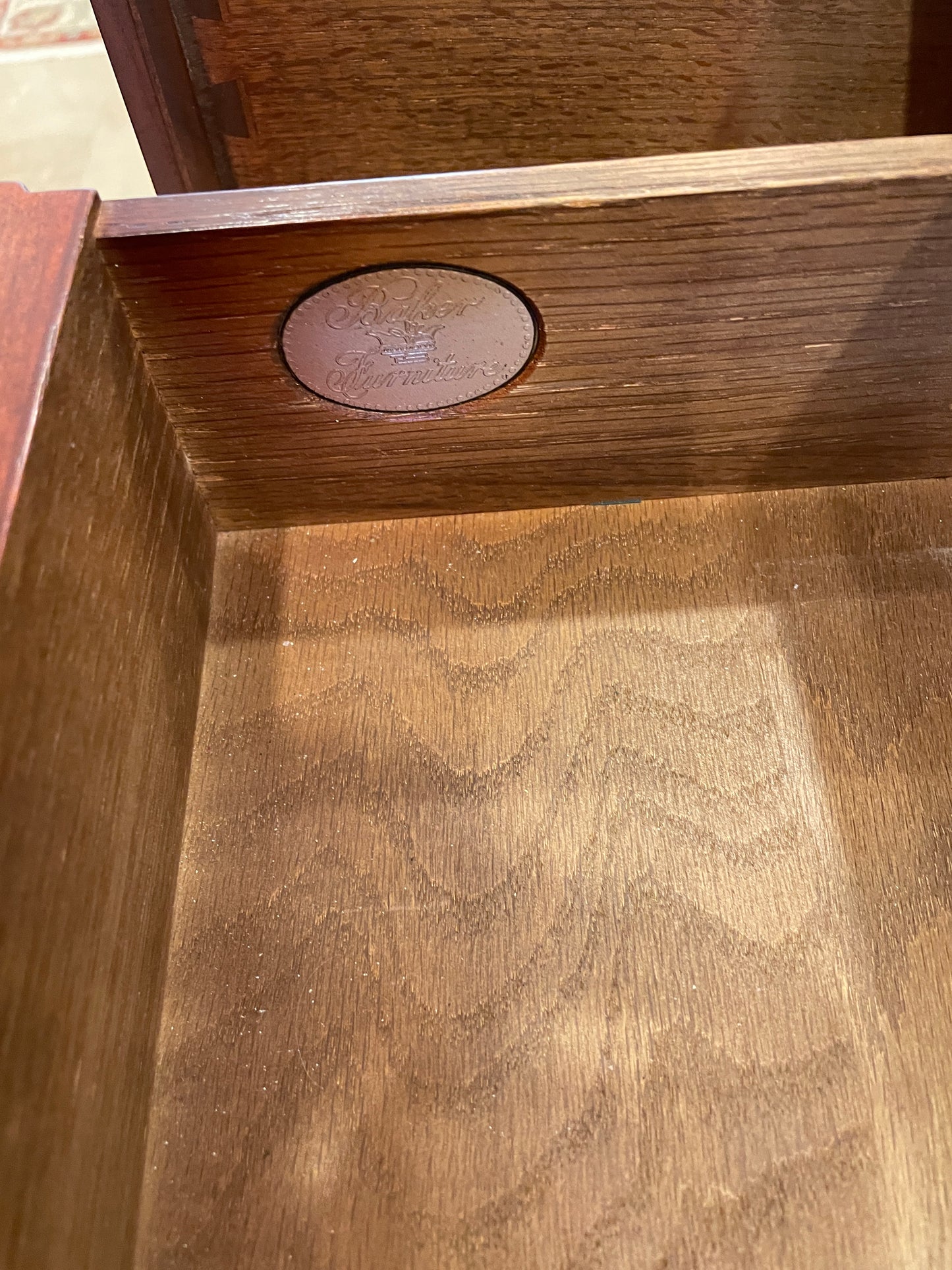 Baker Writing Desk with Leather Top (0OU001)