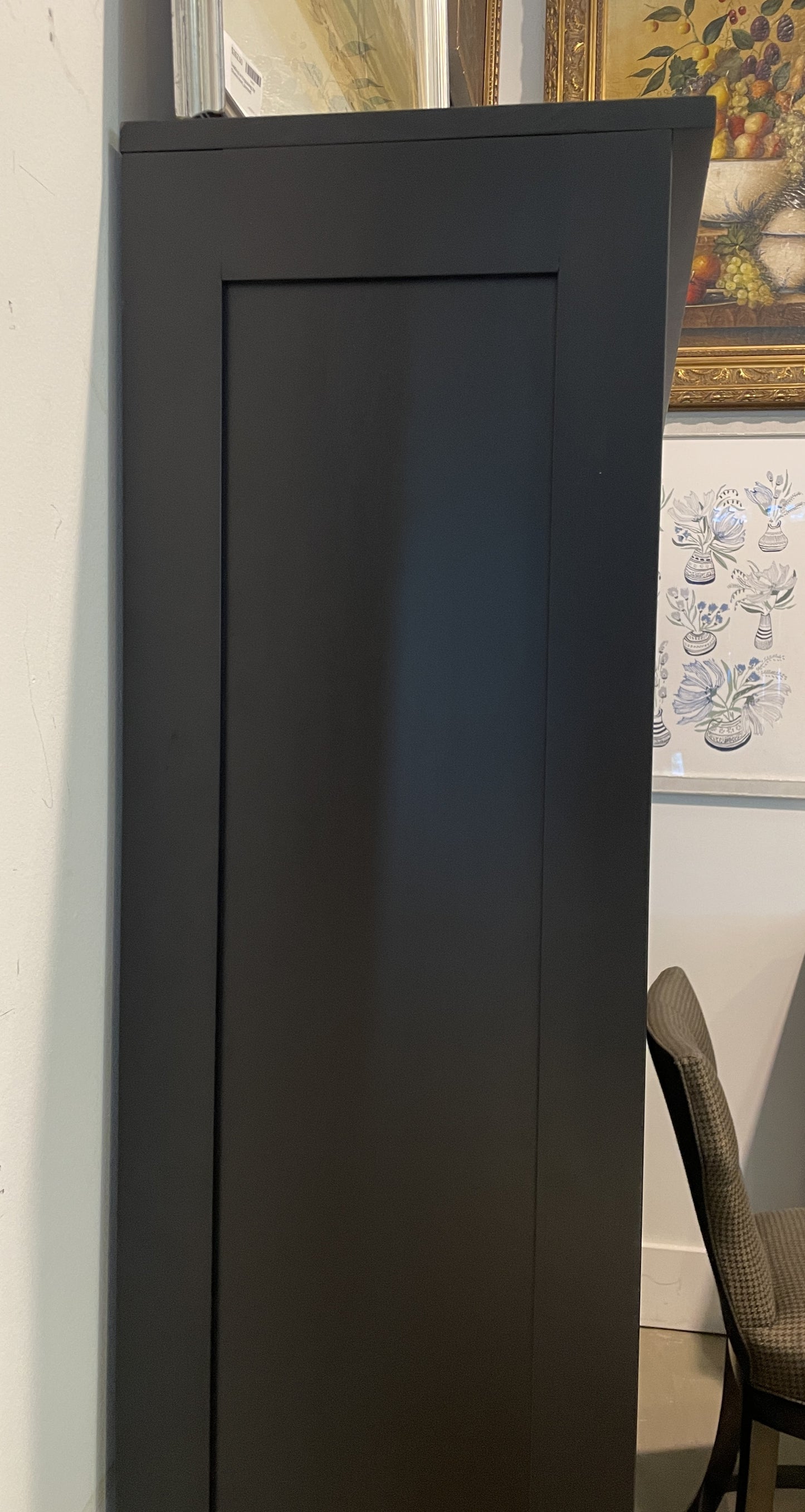 Black Bookcase (attr. Room and Board) (Two available 0OU002 0OU003)