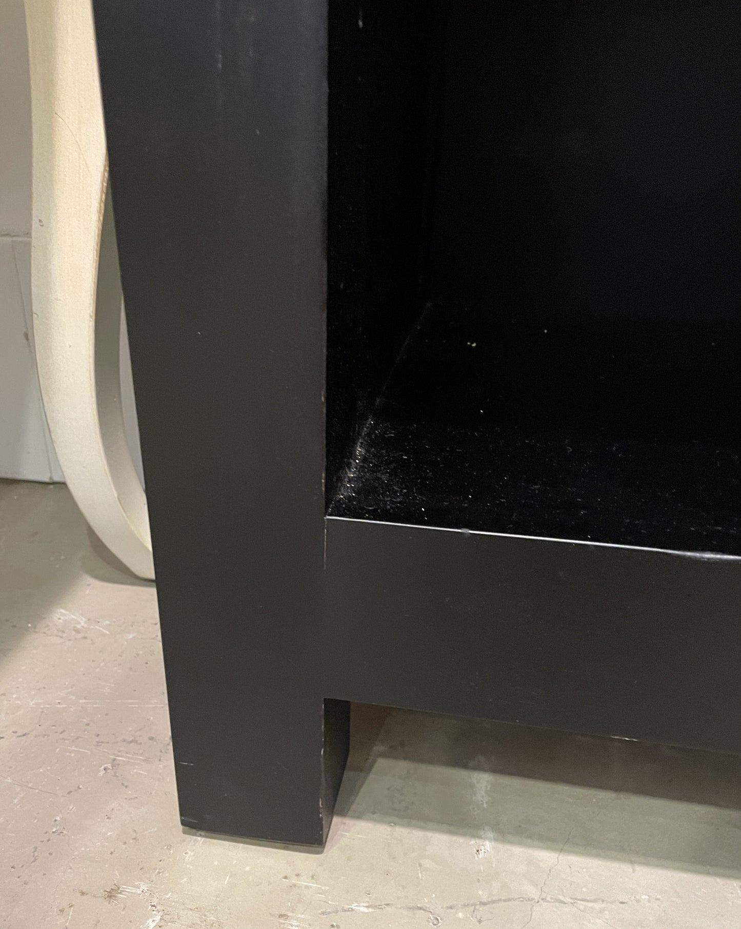 Black Bookcase (attr. Room and Board) (Two available 0OU002 0OU003)