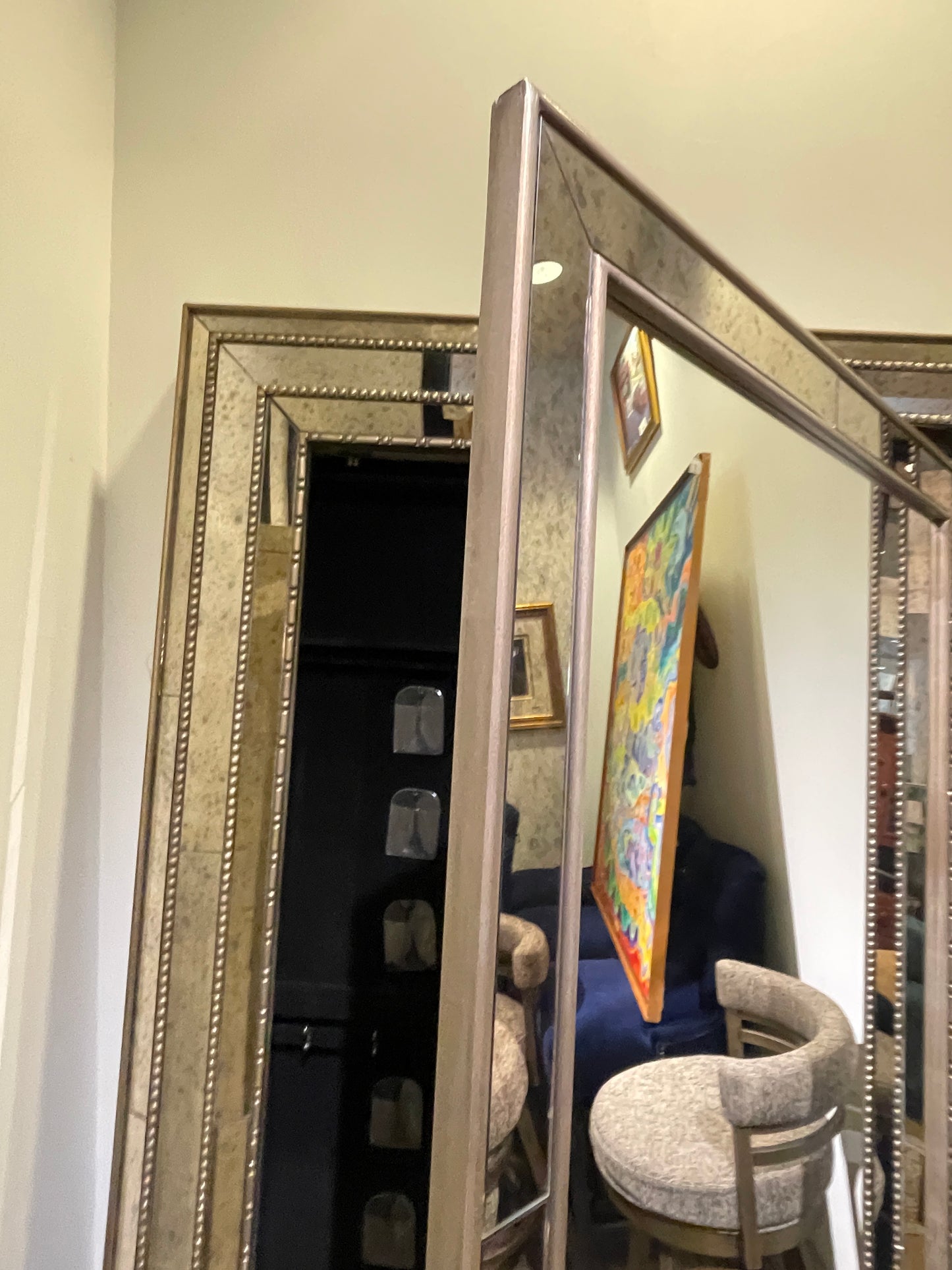 Hooker Melange Floor Mirror with Jewelry Interior