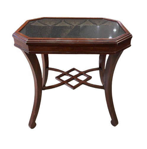 Mario Buatta for John Widdicomb Marble Side Table (XV561L)