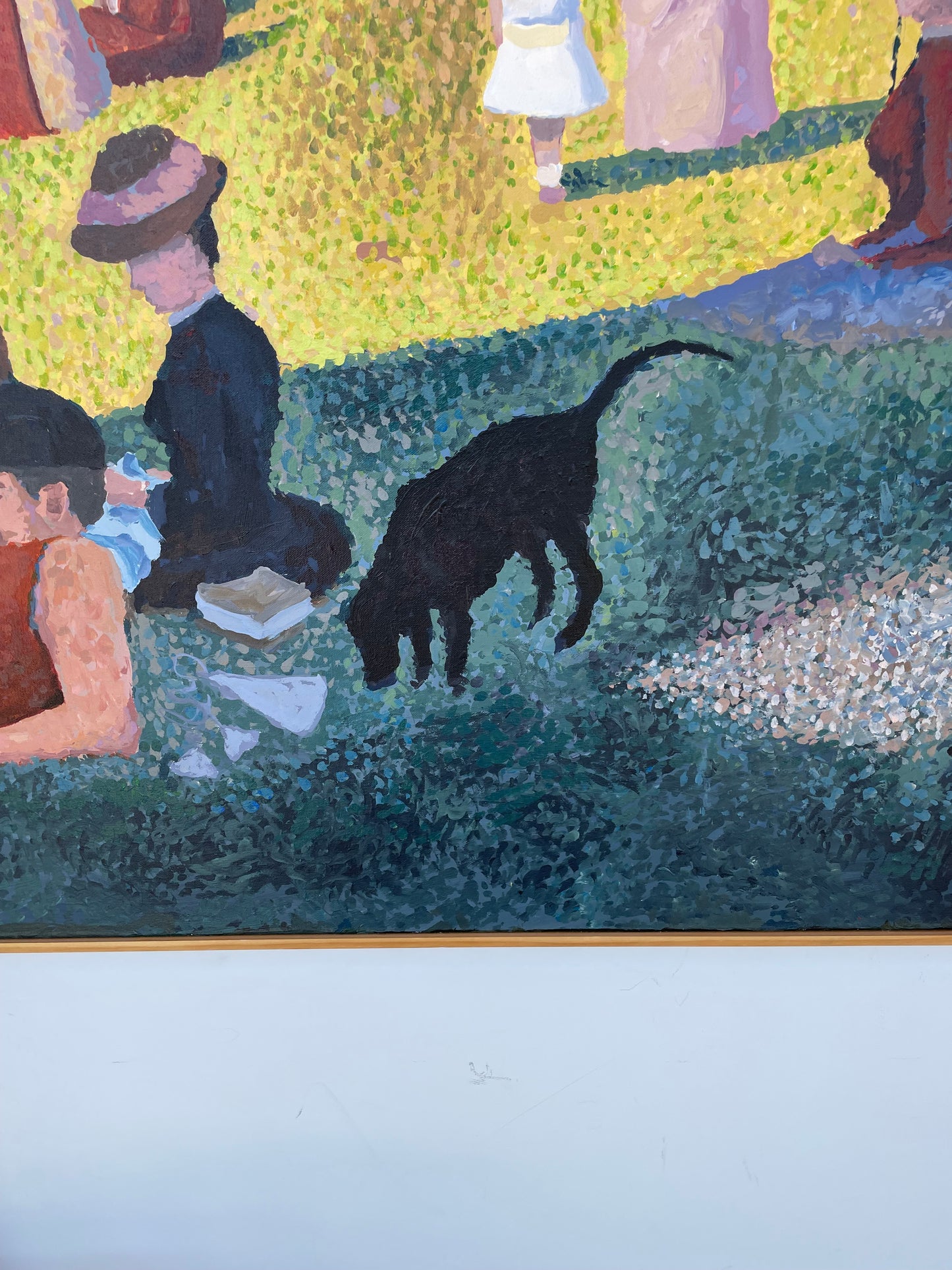 Georges Seurat "A Sunday Afternoon..." Painting on Canvas Reproduction (20573)