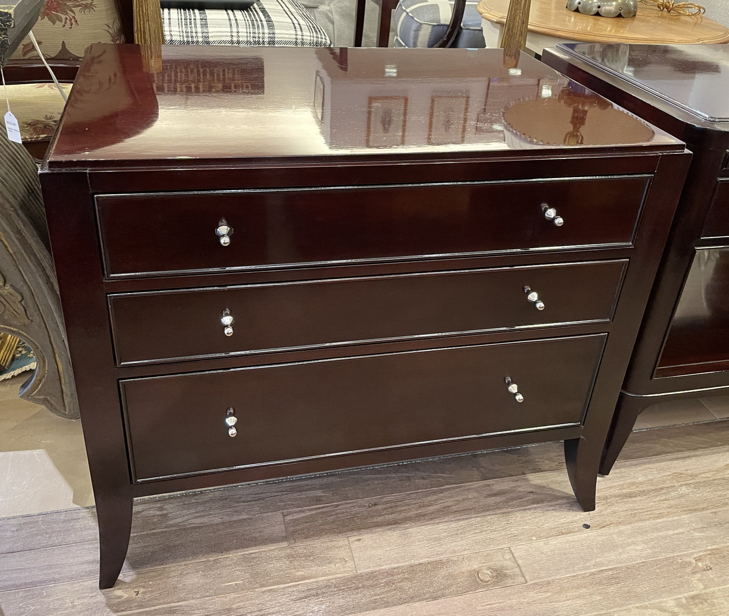 Baker by Barbara Barry Three Drawer Commode, AS IS (0OU00H)