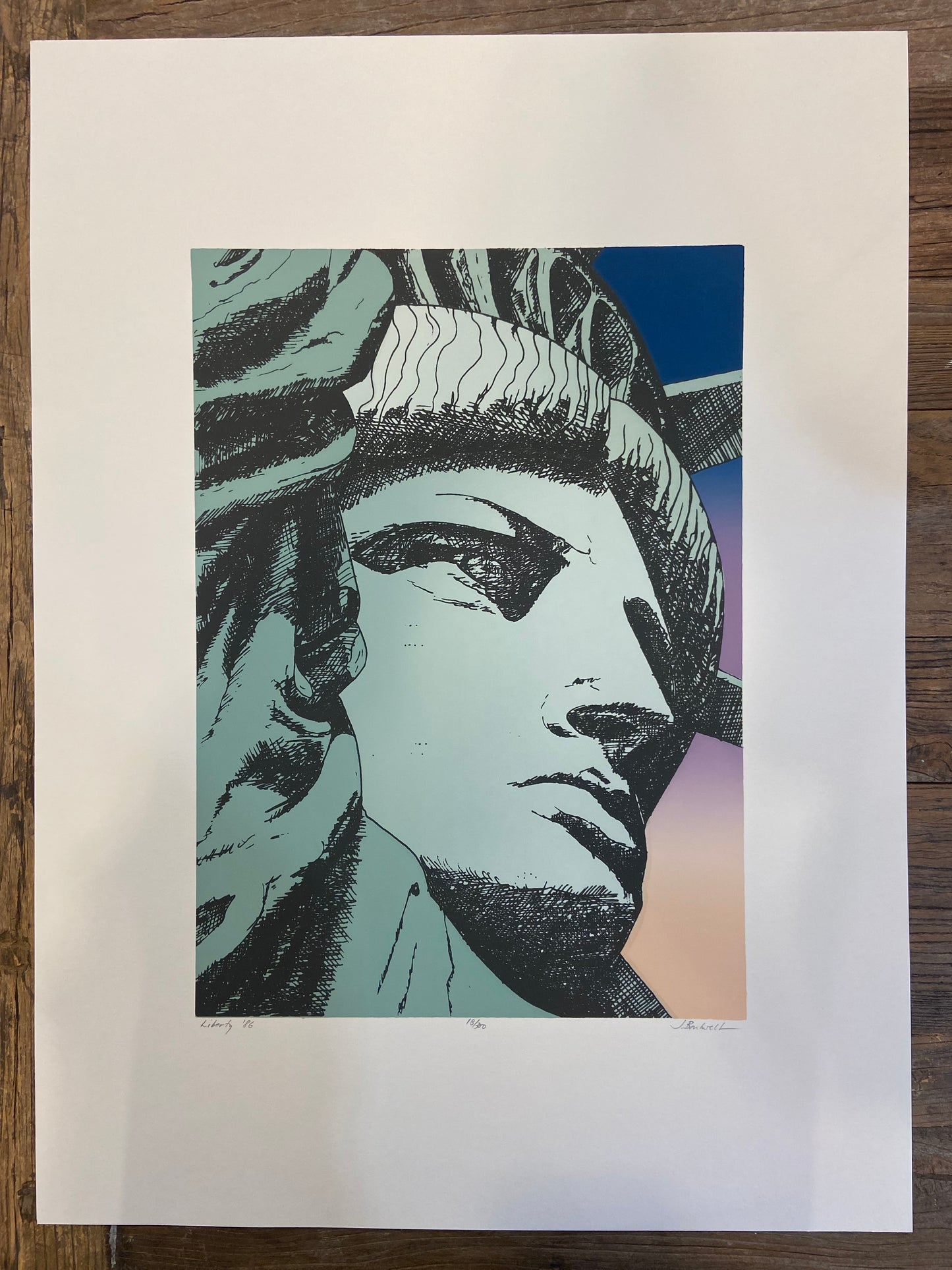 Jim Boutwell "Liberty" Lithograph 18/300 (27797)