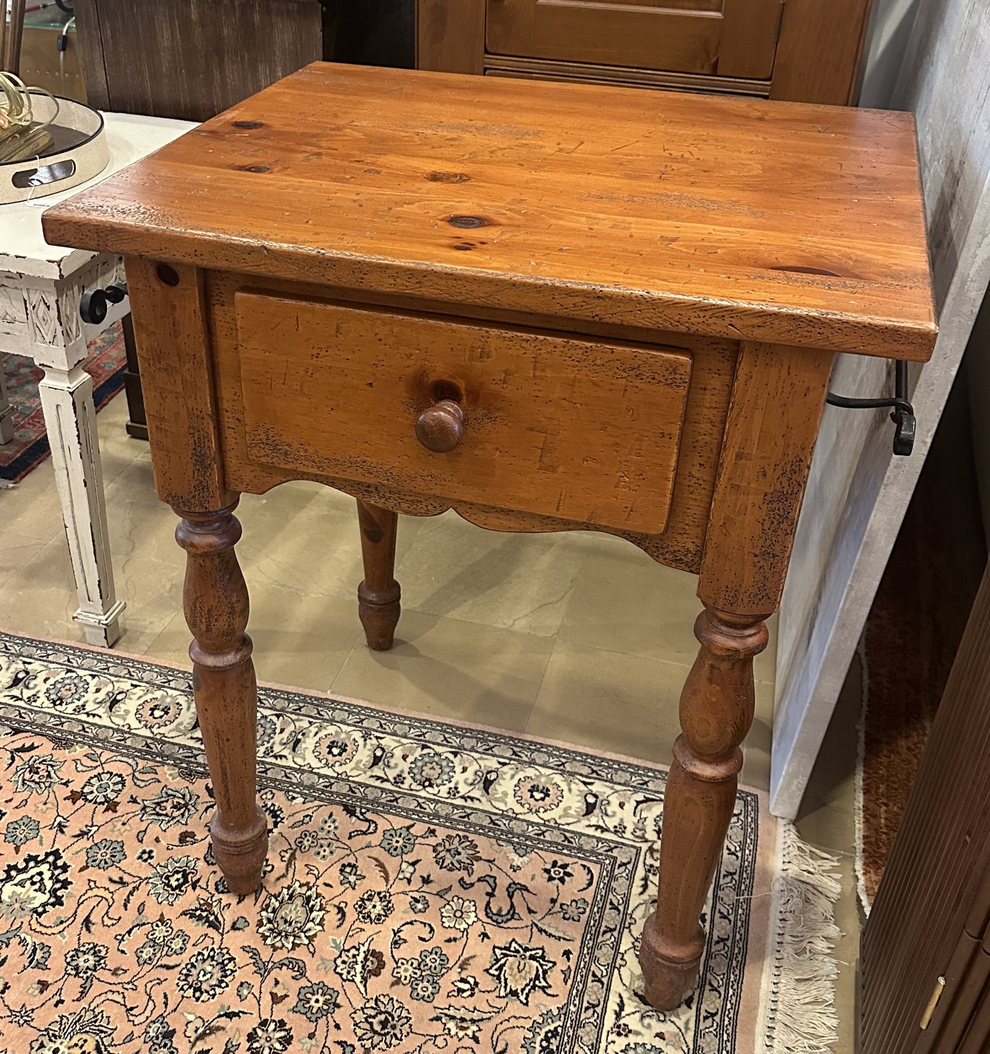 Butcher Block with Towel Rack (0C400W)