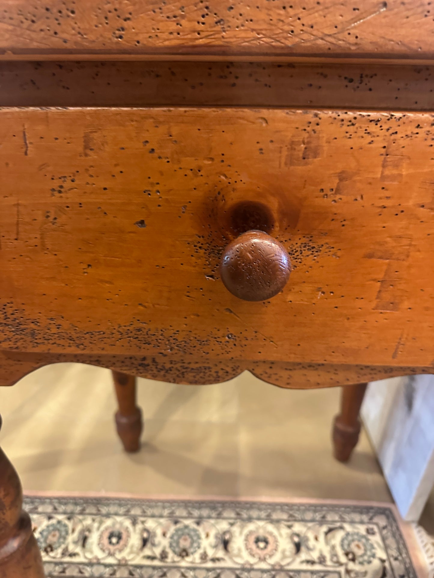 Butcher Block with Towel Rack (0C400W)