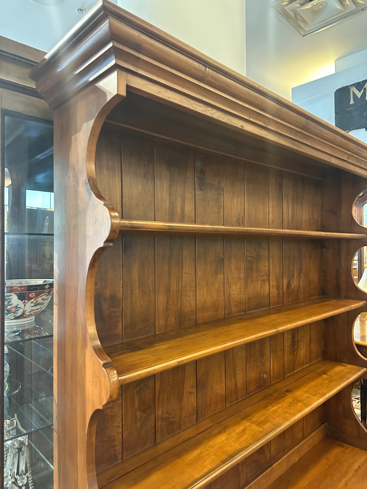 Early American Hard Rock Maple Open Hutch (0C400V)