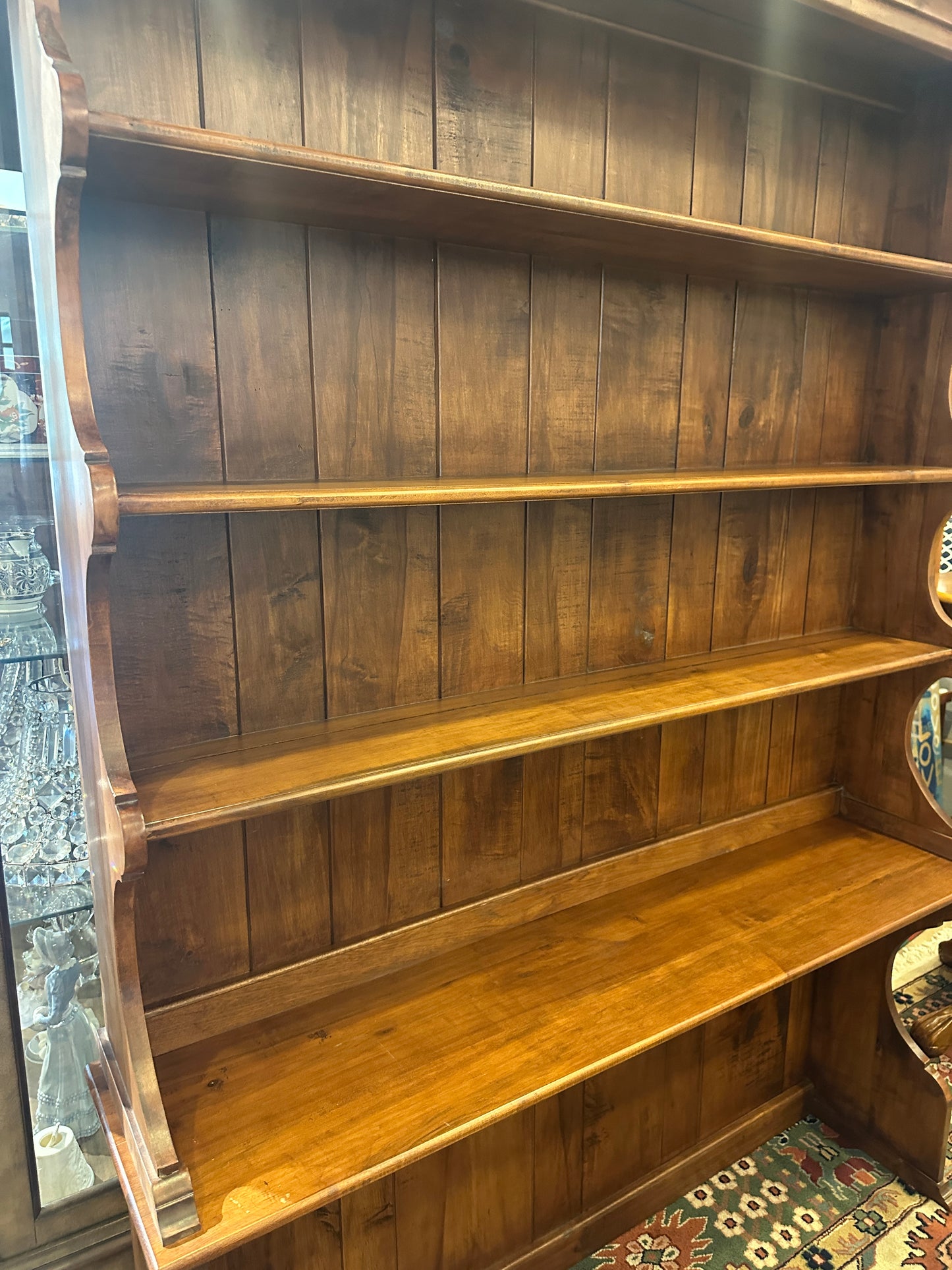 Early American Hard Rock Maple Open Hutch (0C400V)