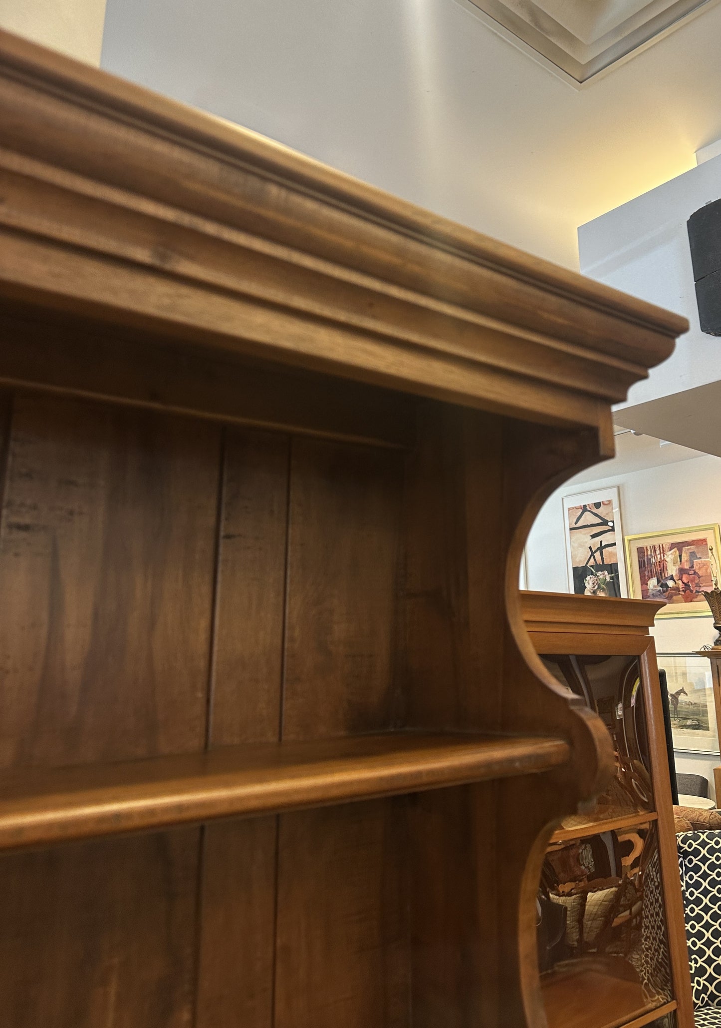 Early American Hard Rock Maple Open Hutch (0C400V)