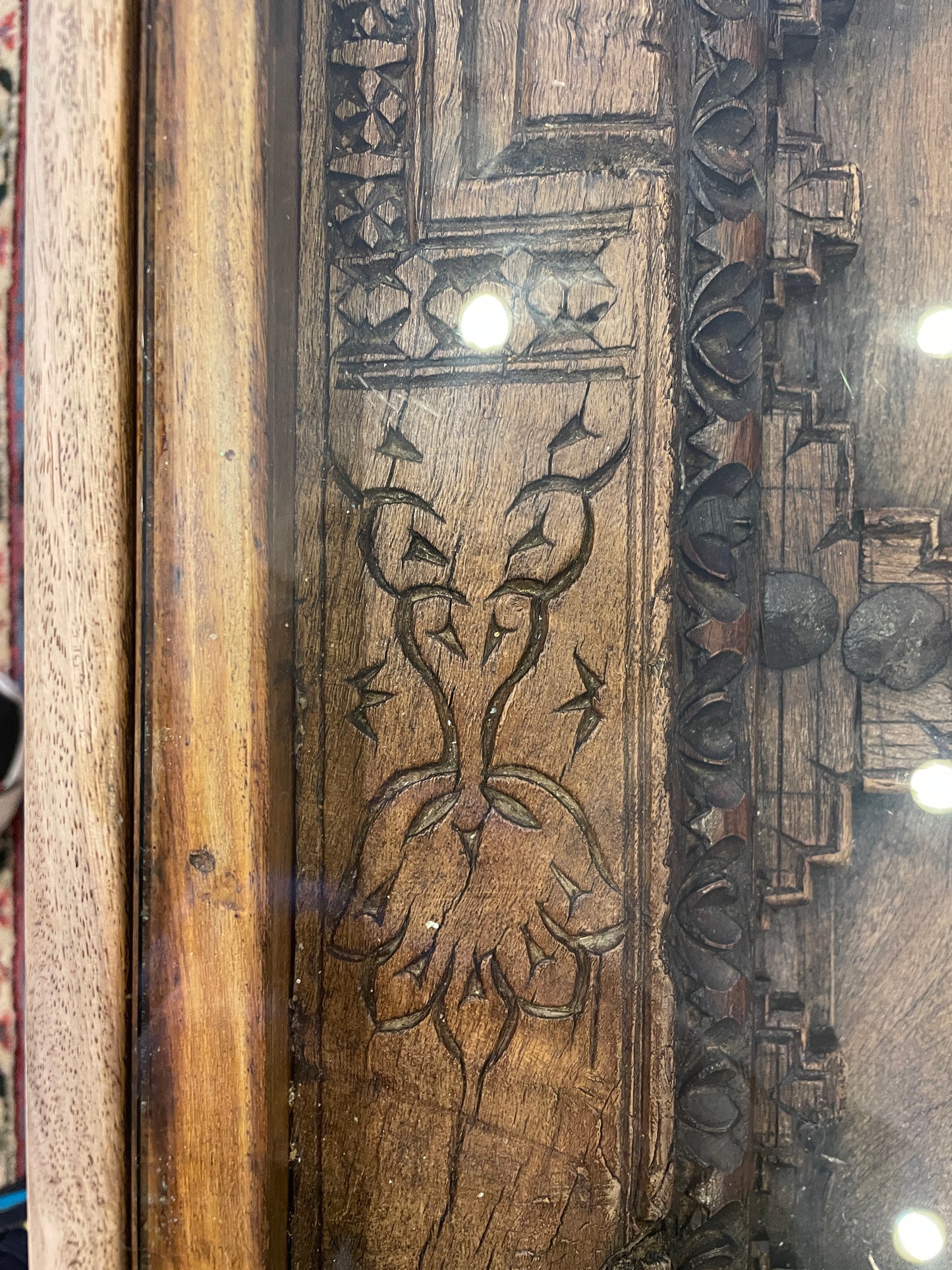 Antique Indian Door Panel Coffee Table (0HI003)