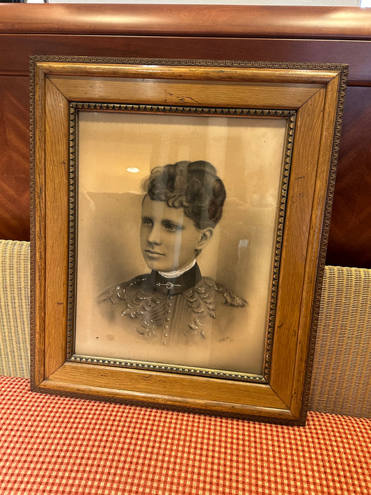 Portrait of Lillian Rose Charcoal (27698)
