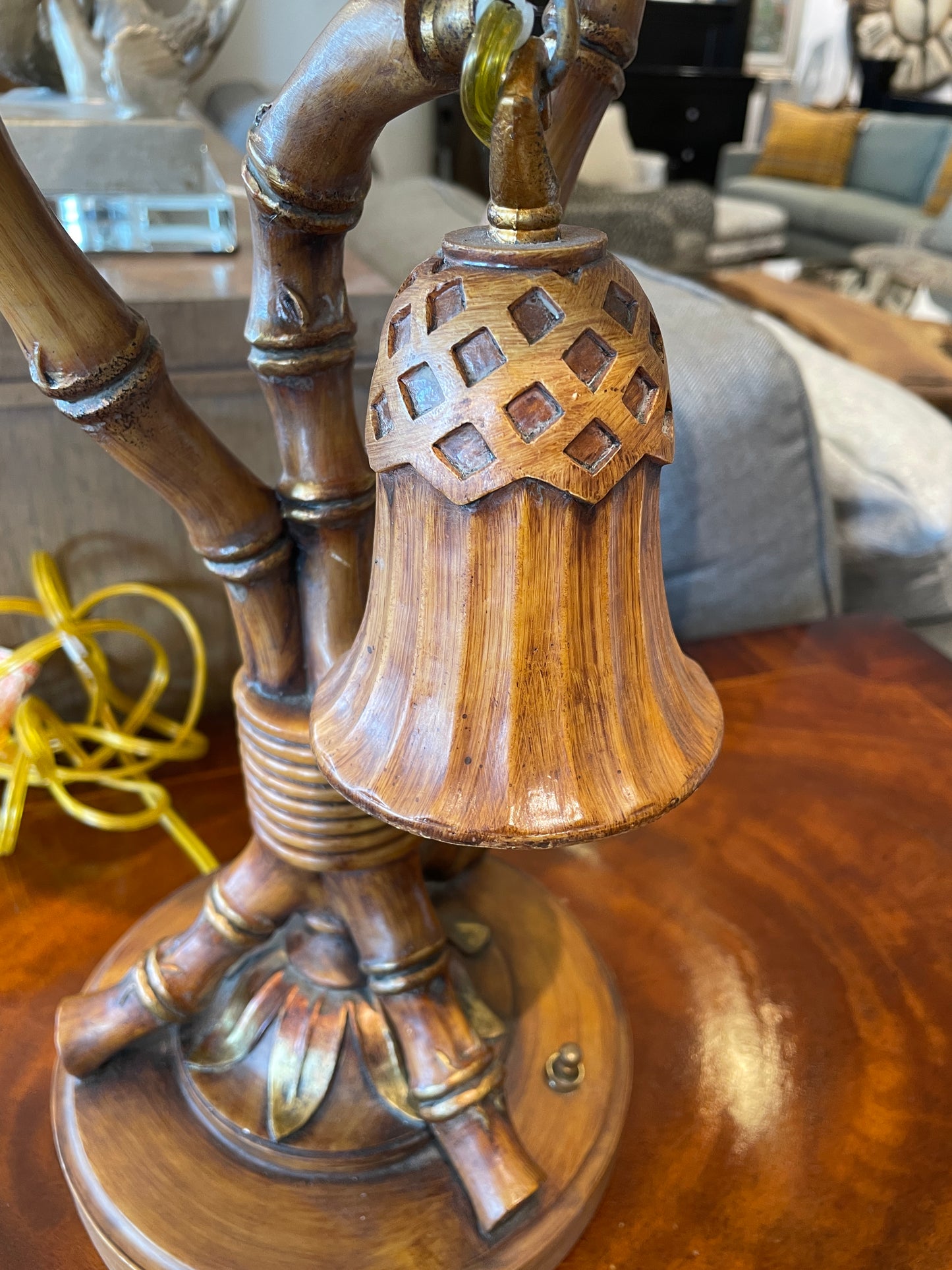 Resin Monkey Lamp (0L701O)
